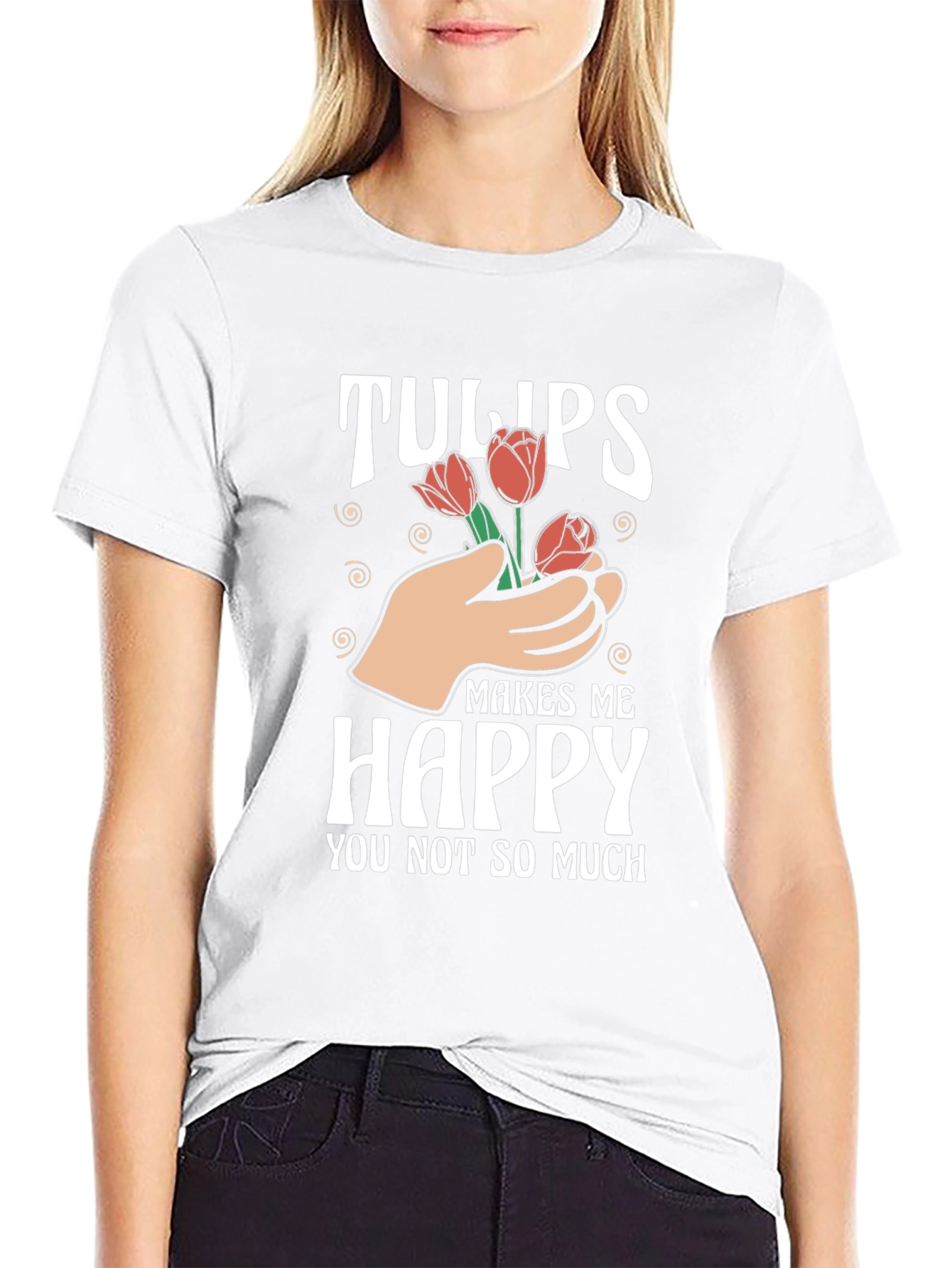Tulips Makes Me Happy T-Shirt