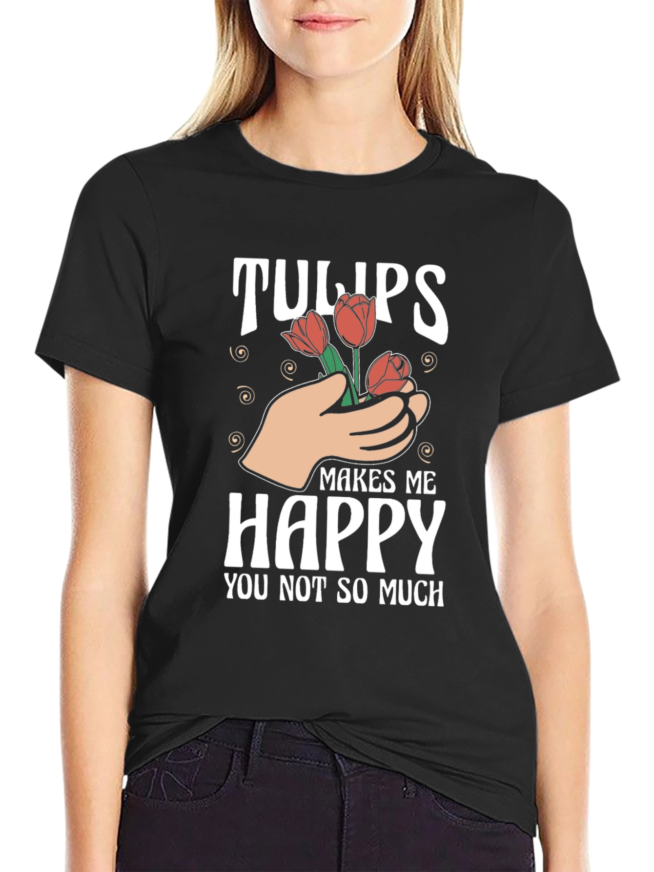 Tulips Makes Me Happy T-Shirt