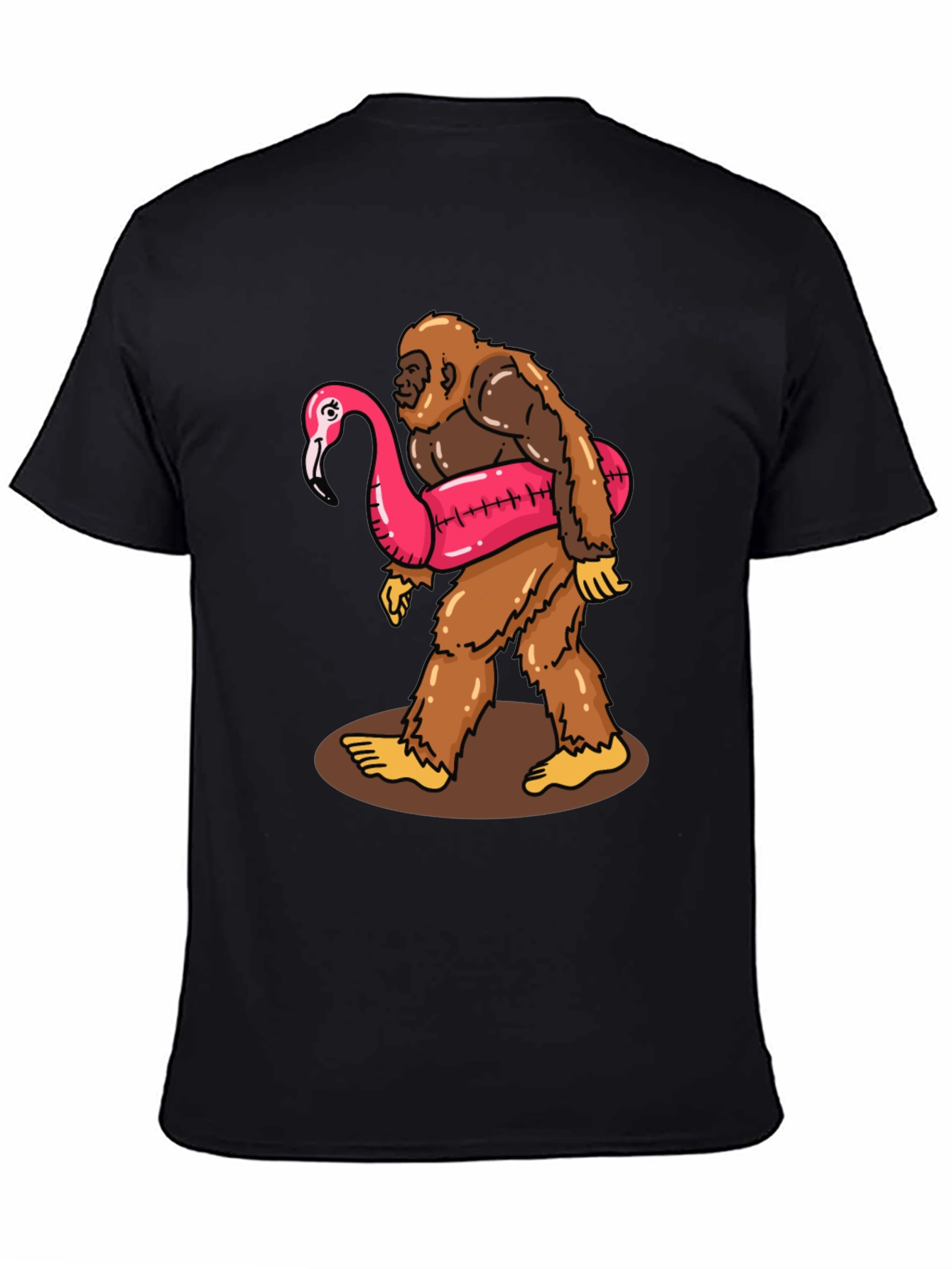 Bigfoot Flamingo Float T-Shirt