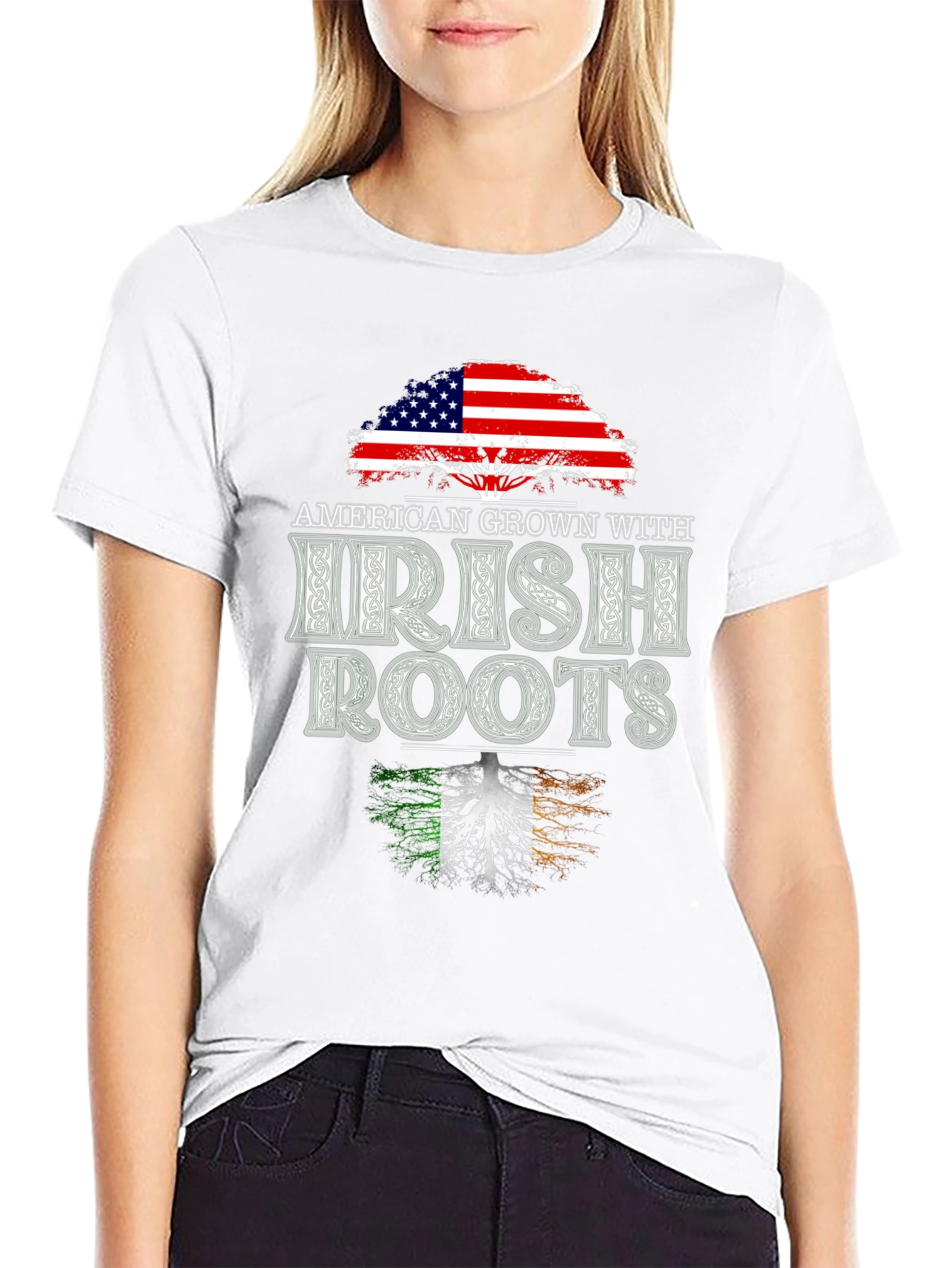 American Grown With Irish Roots T-Shirt