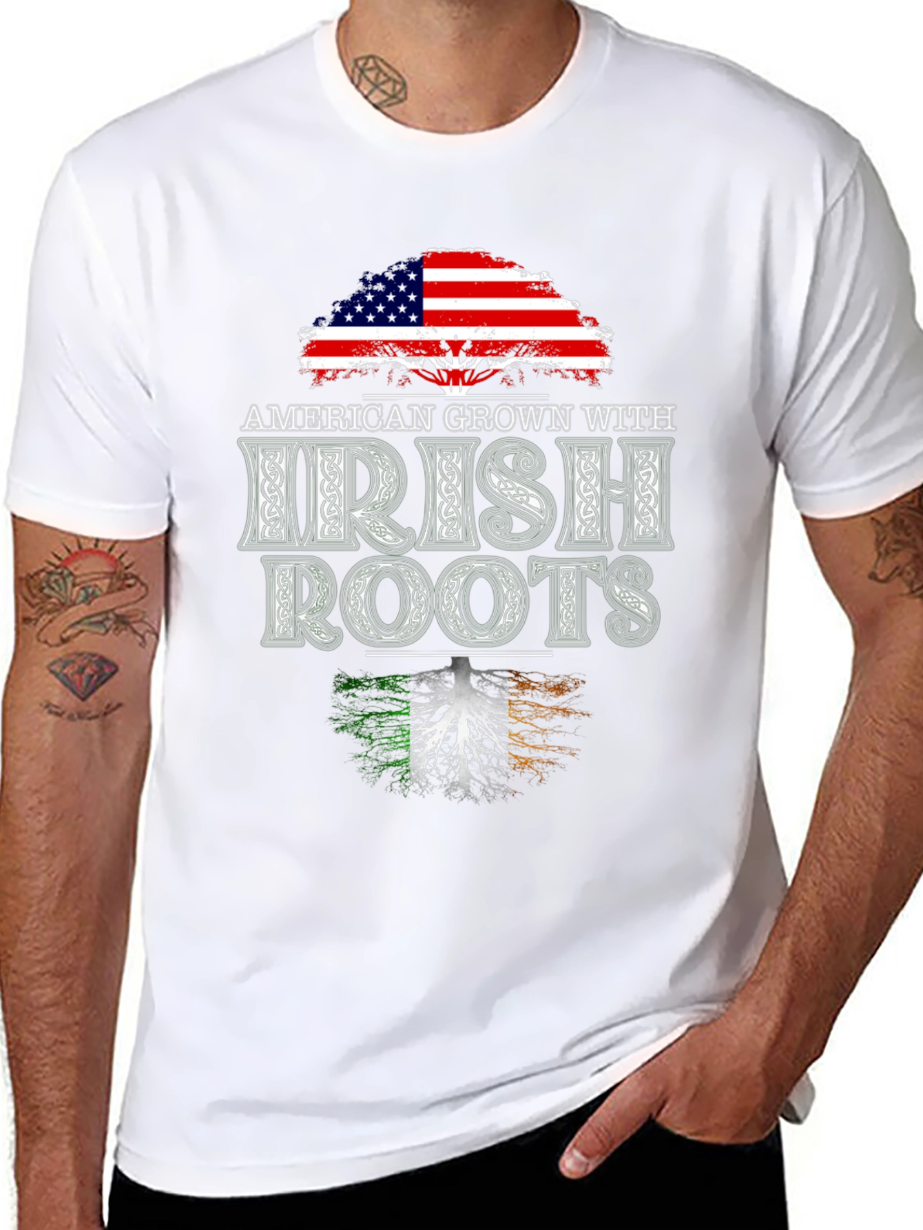 American Grown With Irish Roots T-Shirt