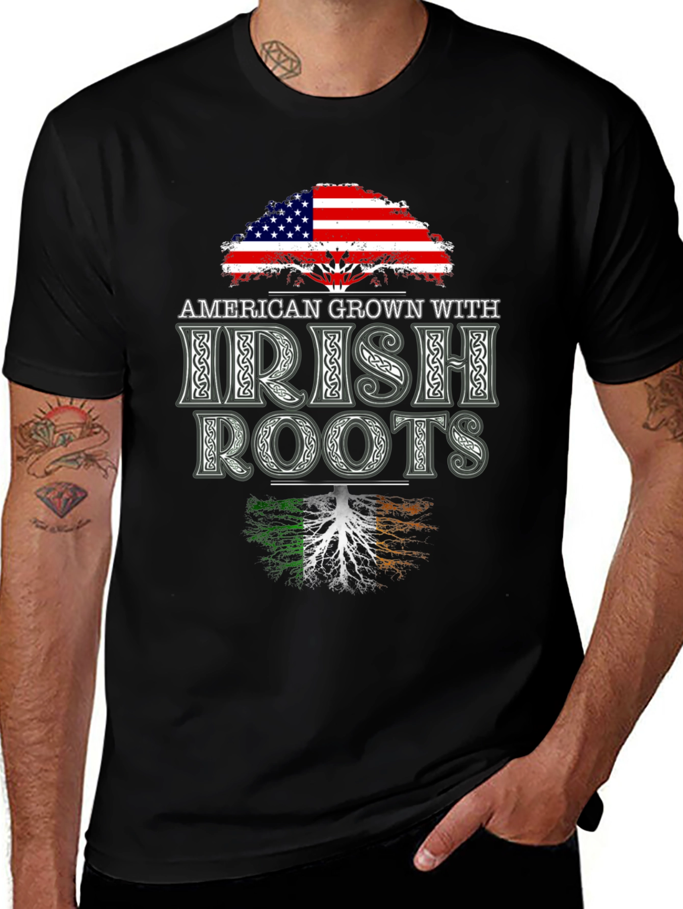 American Grown With Irish Roots T-Shirt