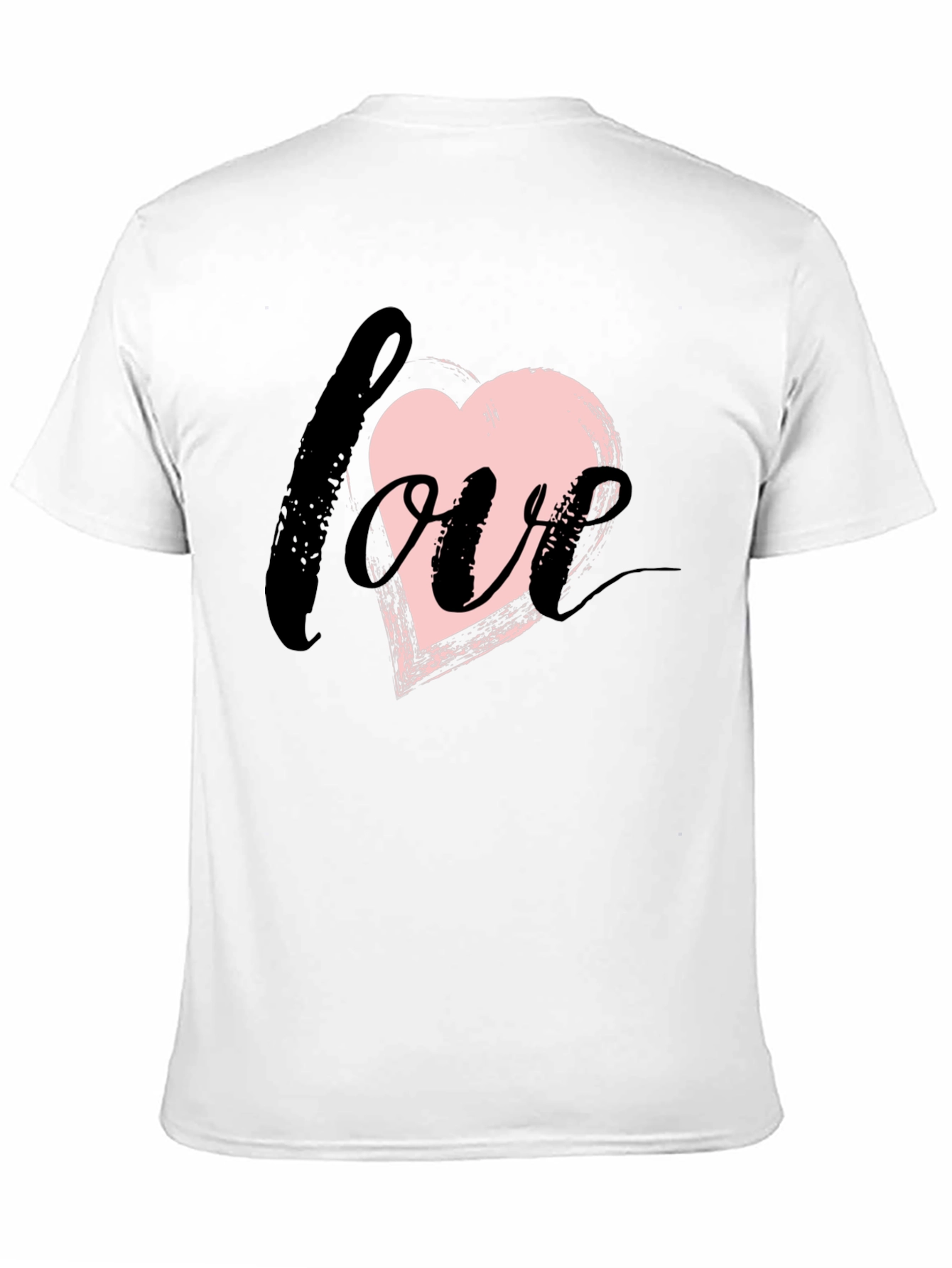 Love Heart Brushstroke Graphic Tee
