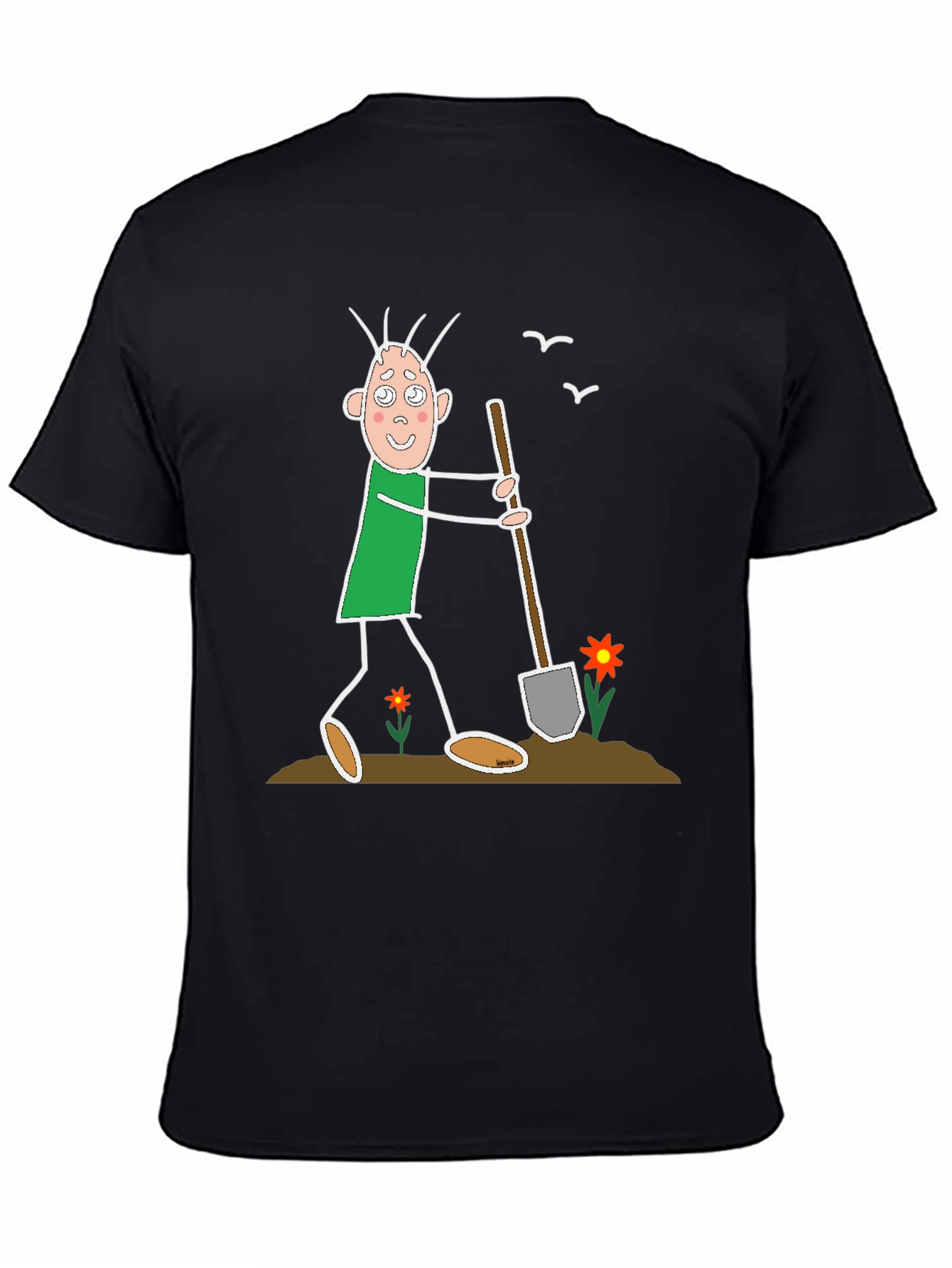 Funny Cartoon Gardener T-Shirt