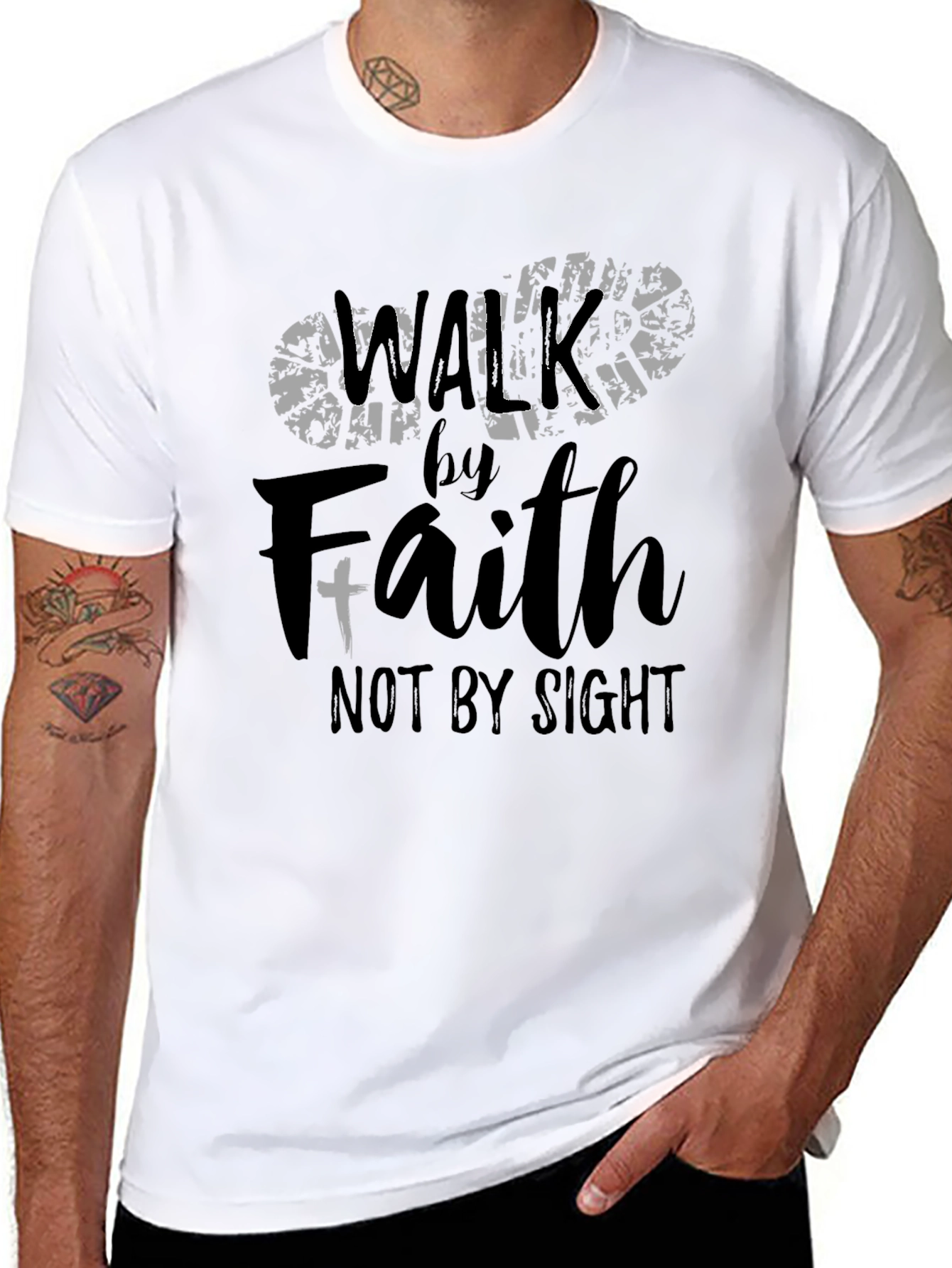 Walk by Faith T-Shirt - Christian Apparel