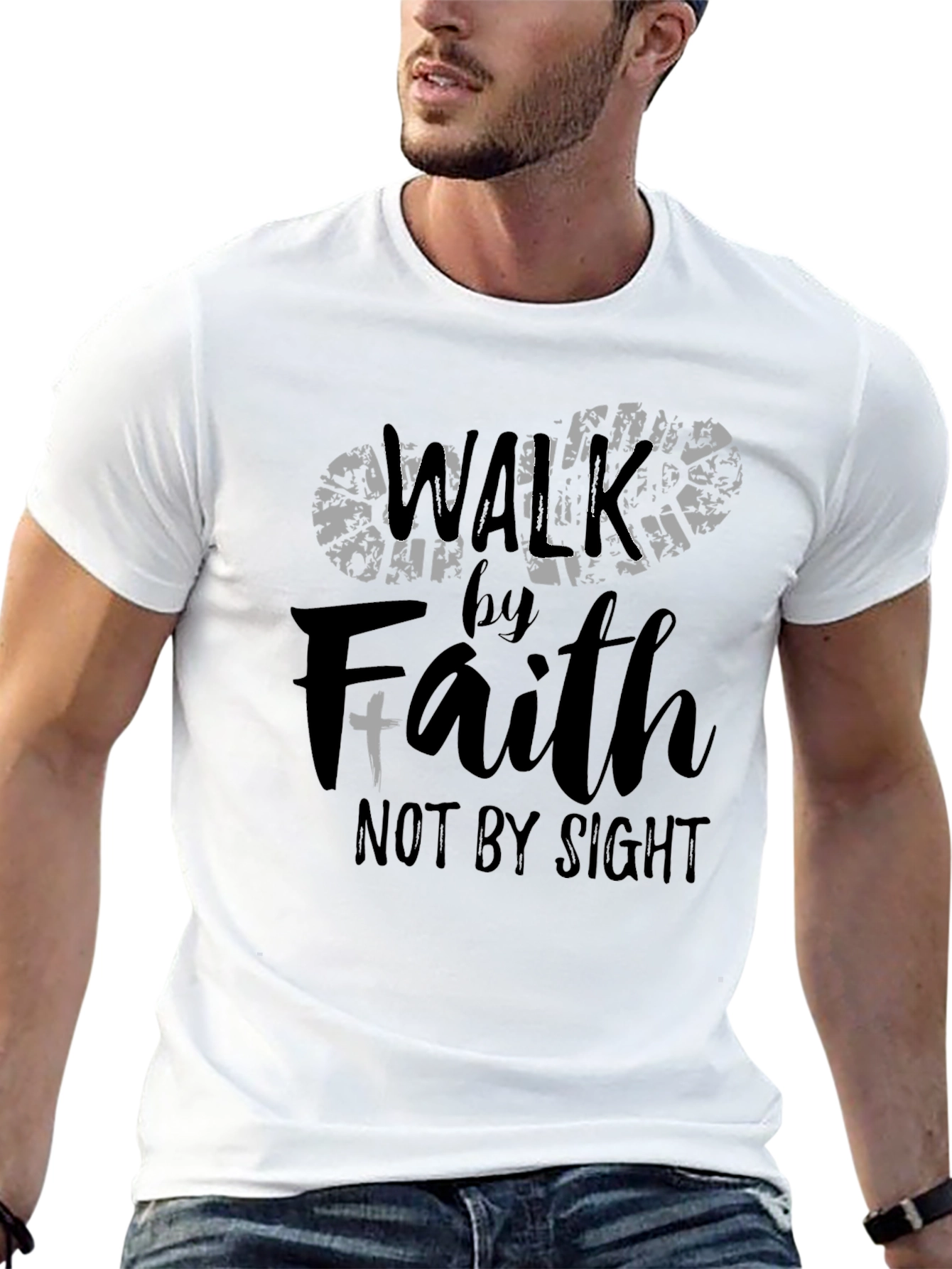 Walk by Faith T-Shirt - Christian Apparel