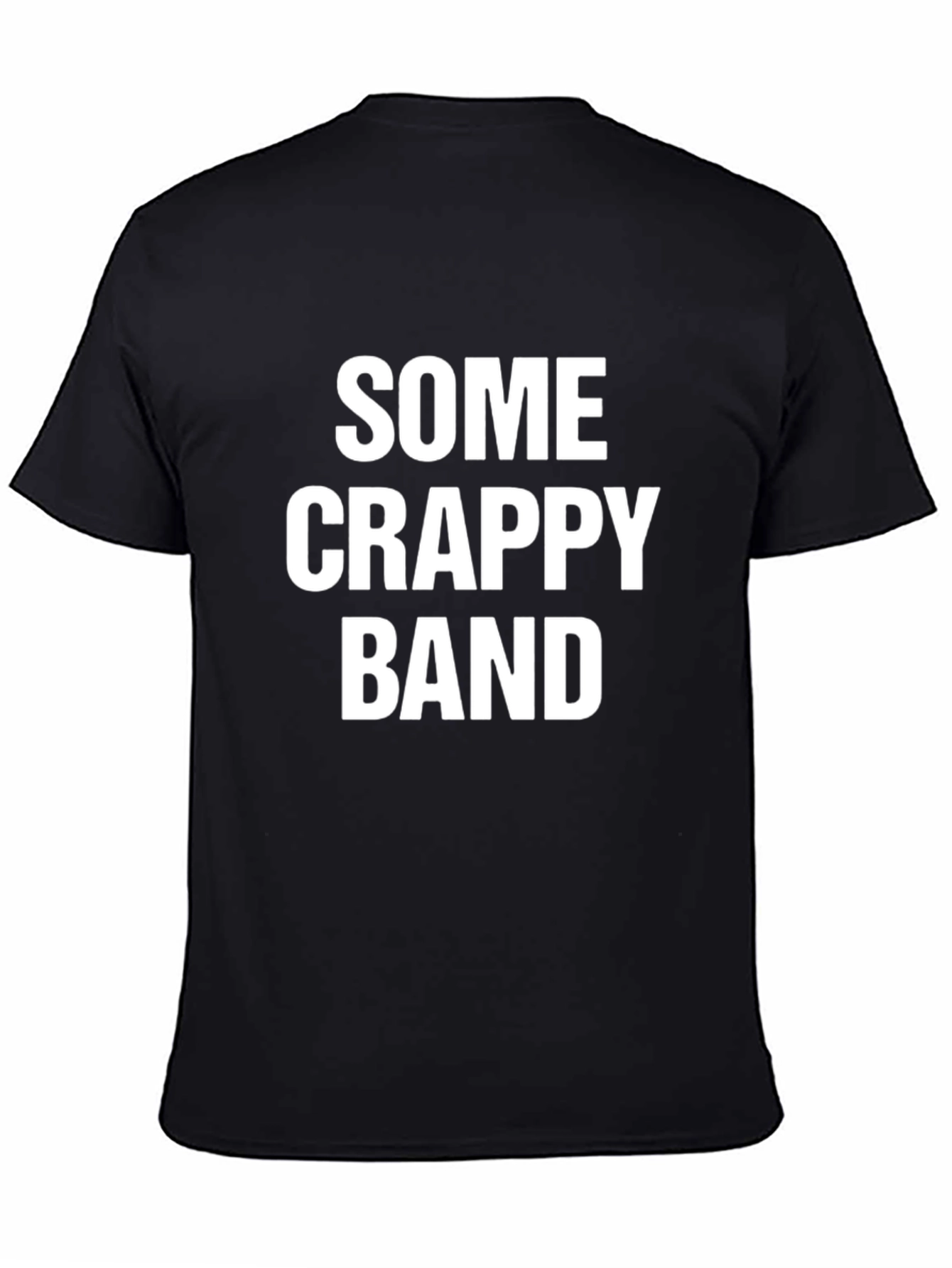 Some Crappy Band T-Shirt - Black Cotton Tee