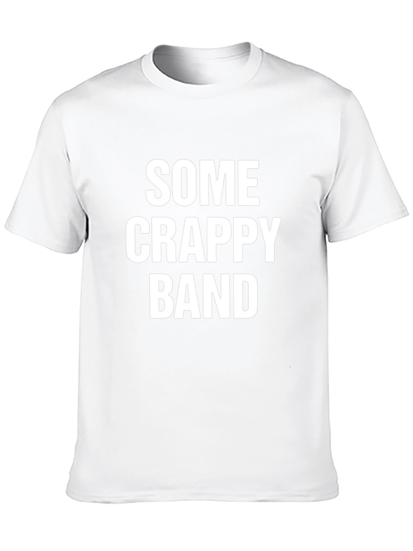 Some Crappy Band T-Shirt - Black Cotton Tee