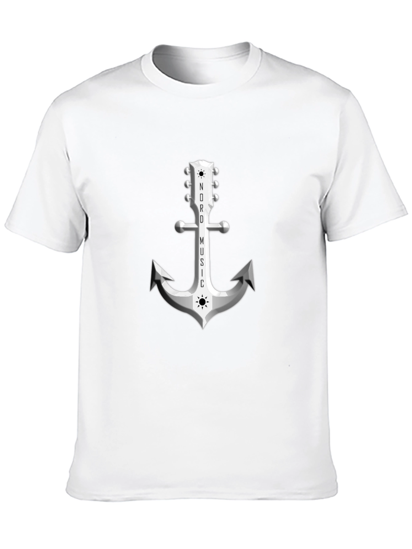 Nord Music Anchor Guitar Graphic Tee