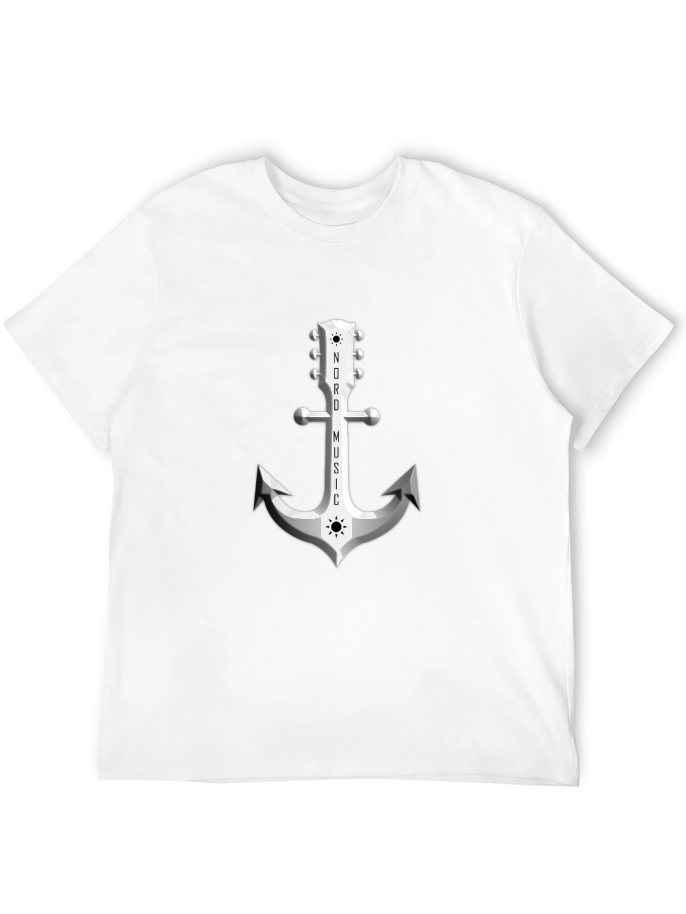 Nord Music Anchor Guitar Graphic Tee