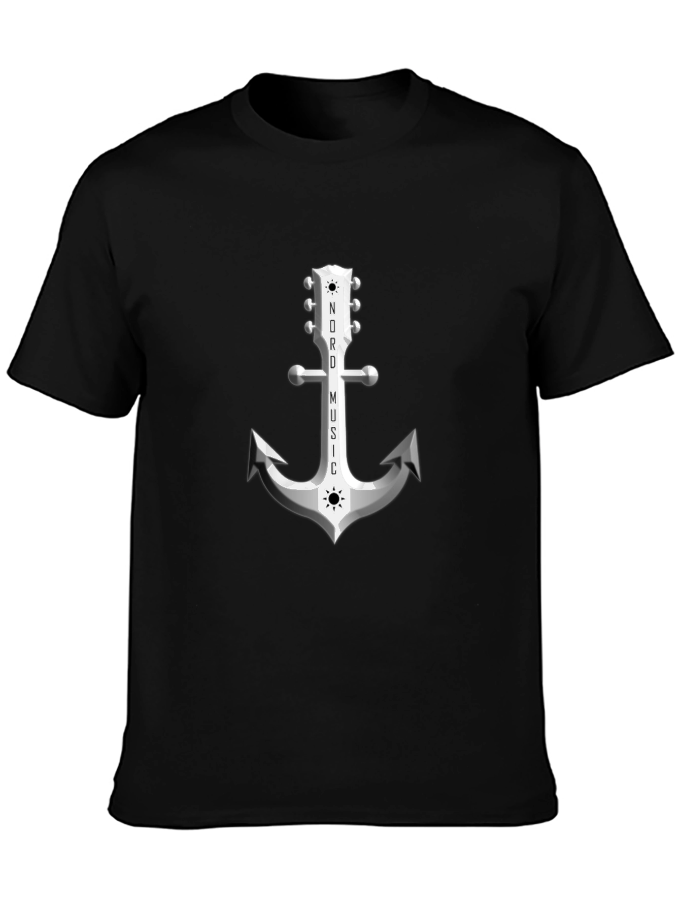 Nord Music Anchor Guitar Graphic Tee