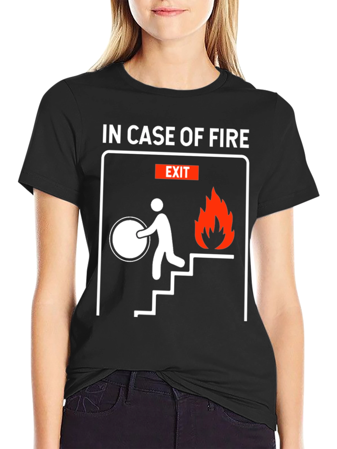 In Case Of Fire T-Shirt Funny Humor