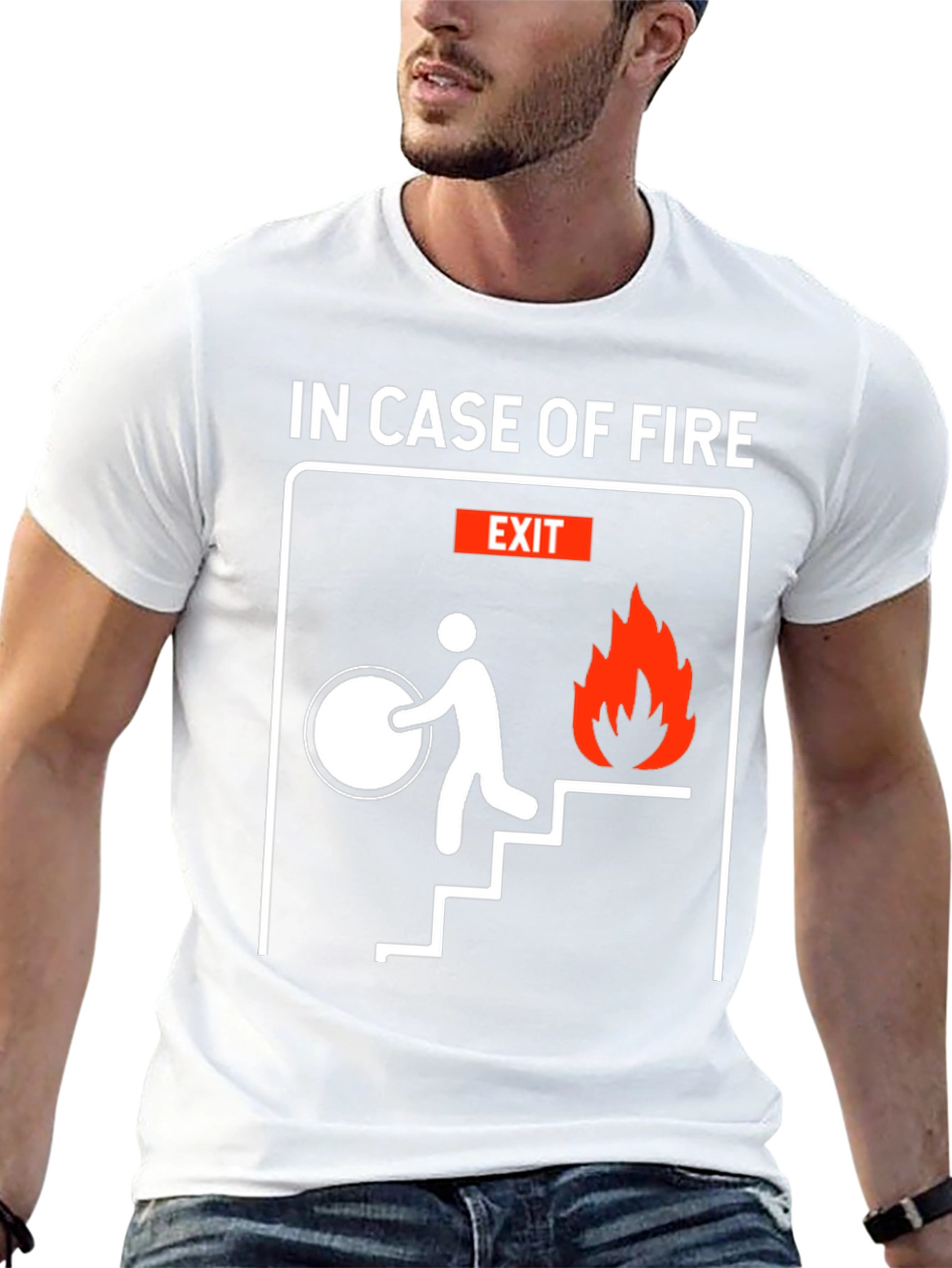 In Case Of Fire T-Shirt Funny Humor