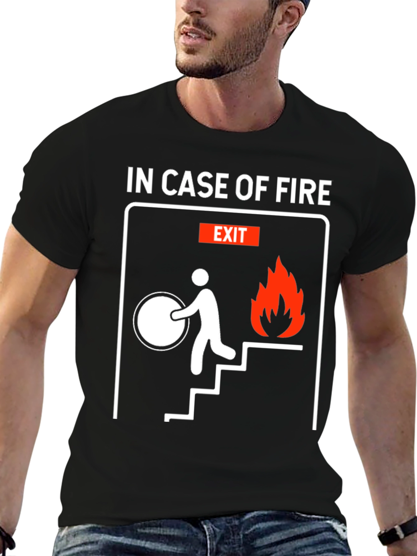 In Case Of Fire T-Shirt Funny Humor
