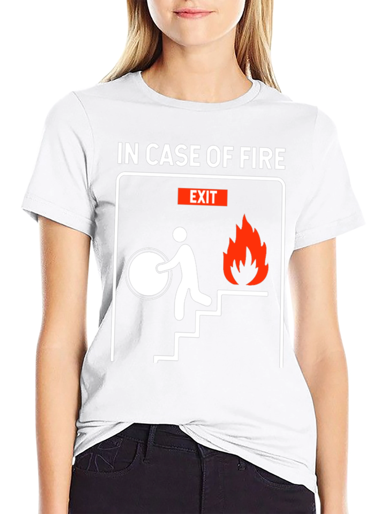 In Case Of Fire T-Shirt Funny Humor