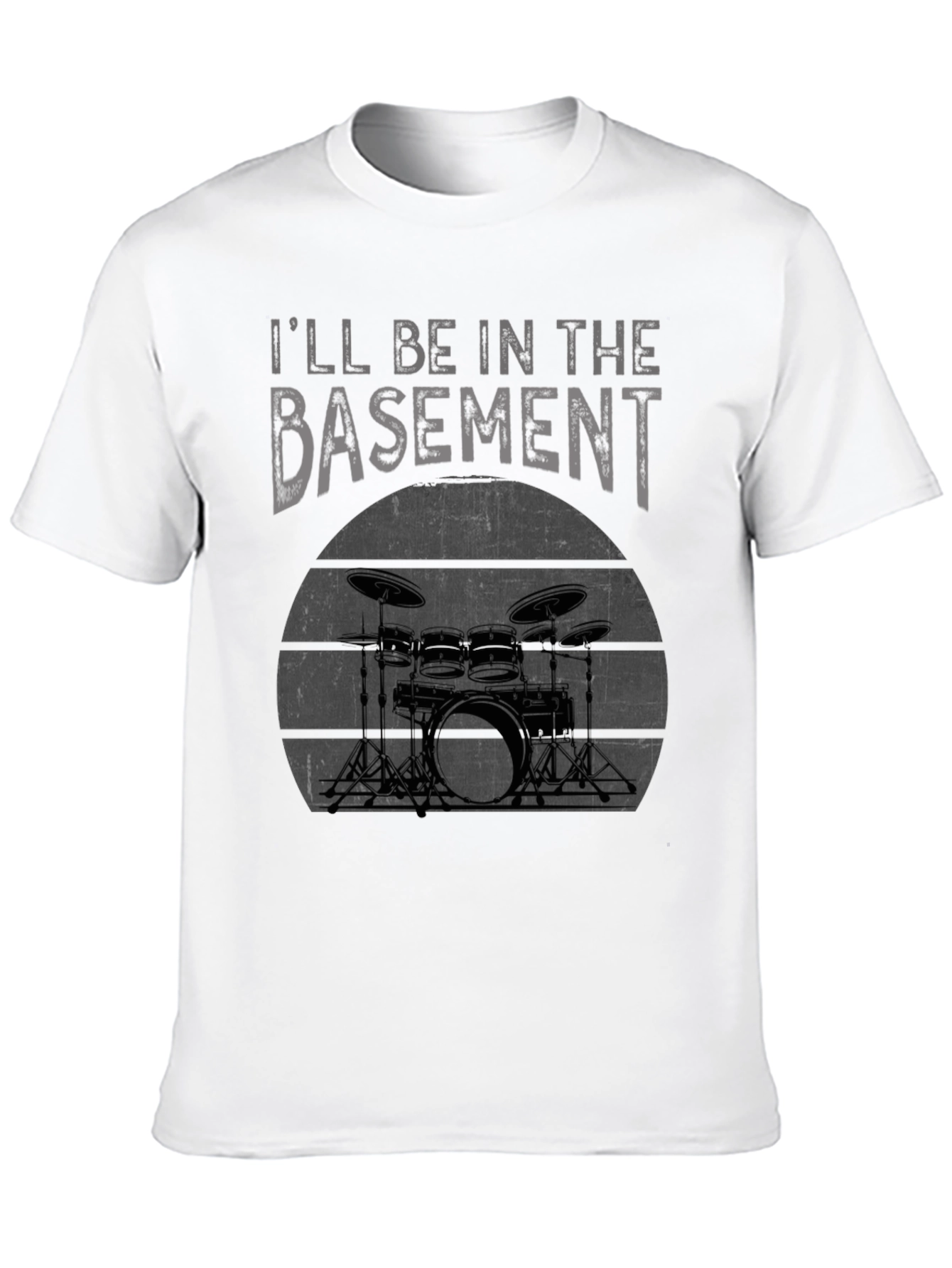 Basement Drummer Graphic Tee - Black