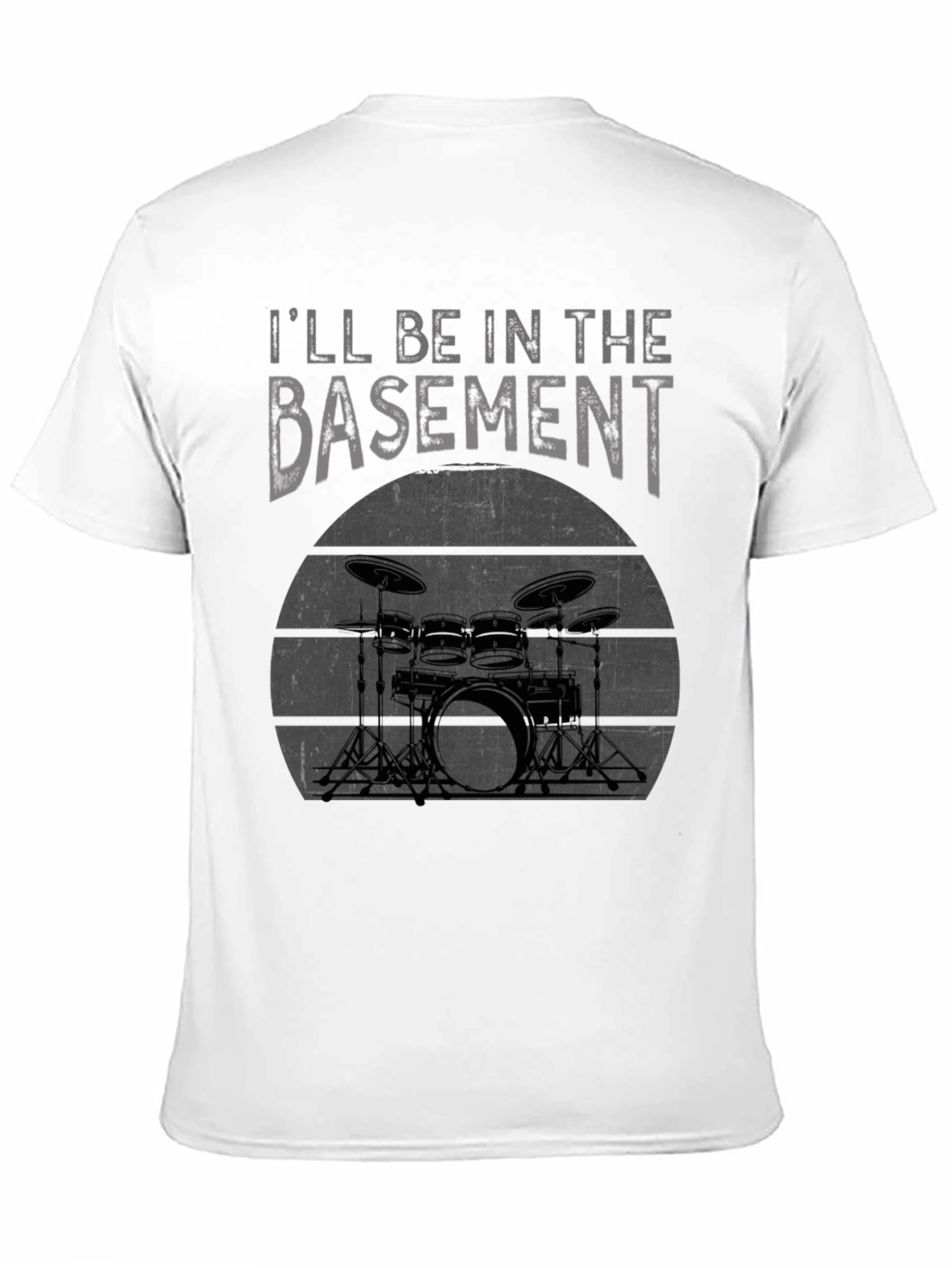Basement Drummer Graphic Tee - Black