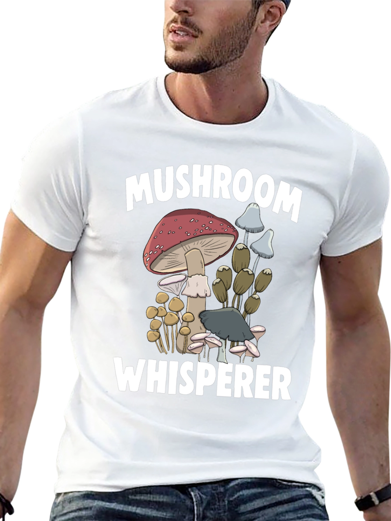 Mushroom Whisperer Graphic T-Shirt