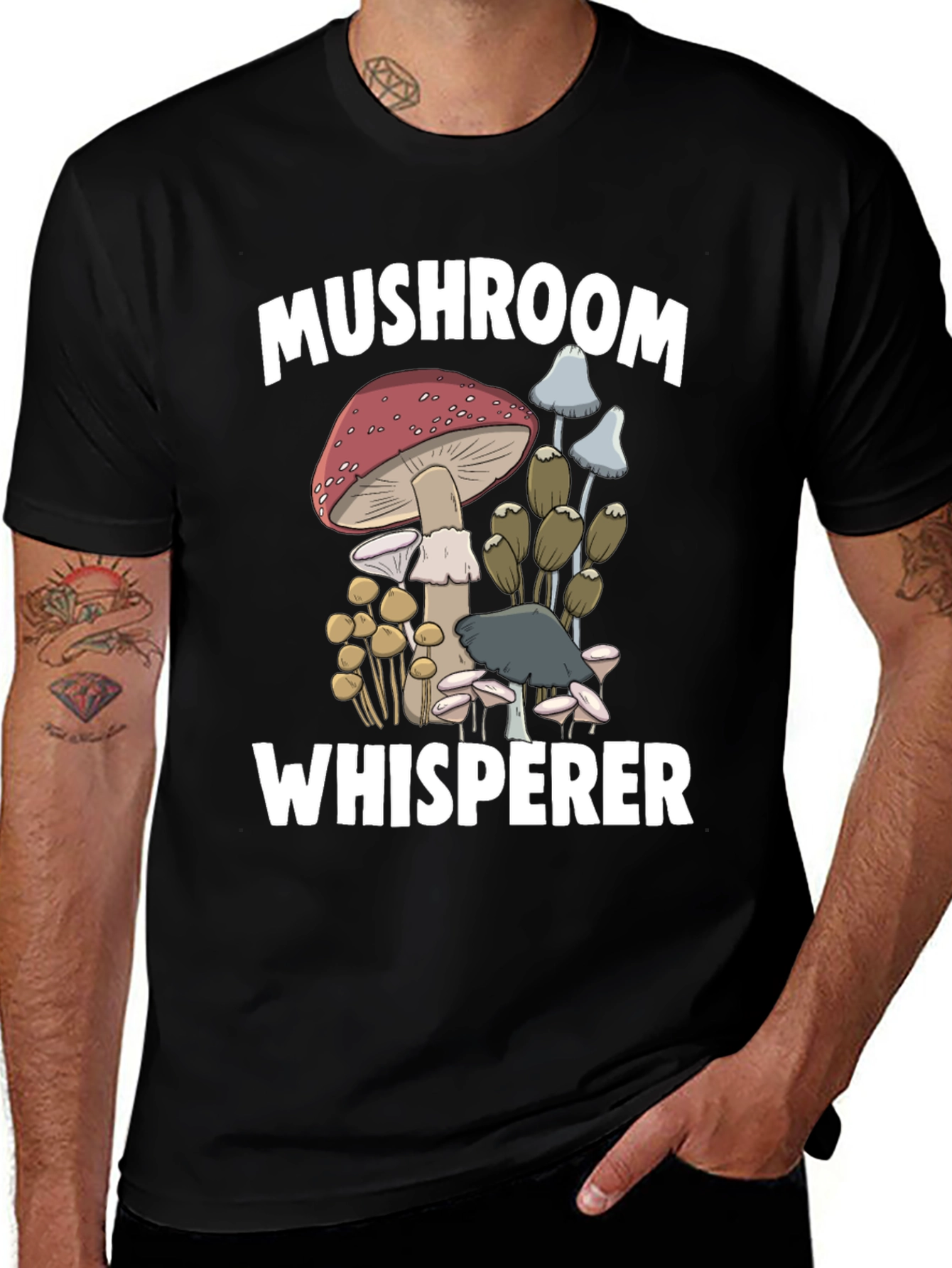Mushroom Whisperer Graphic T-Shirt
