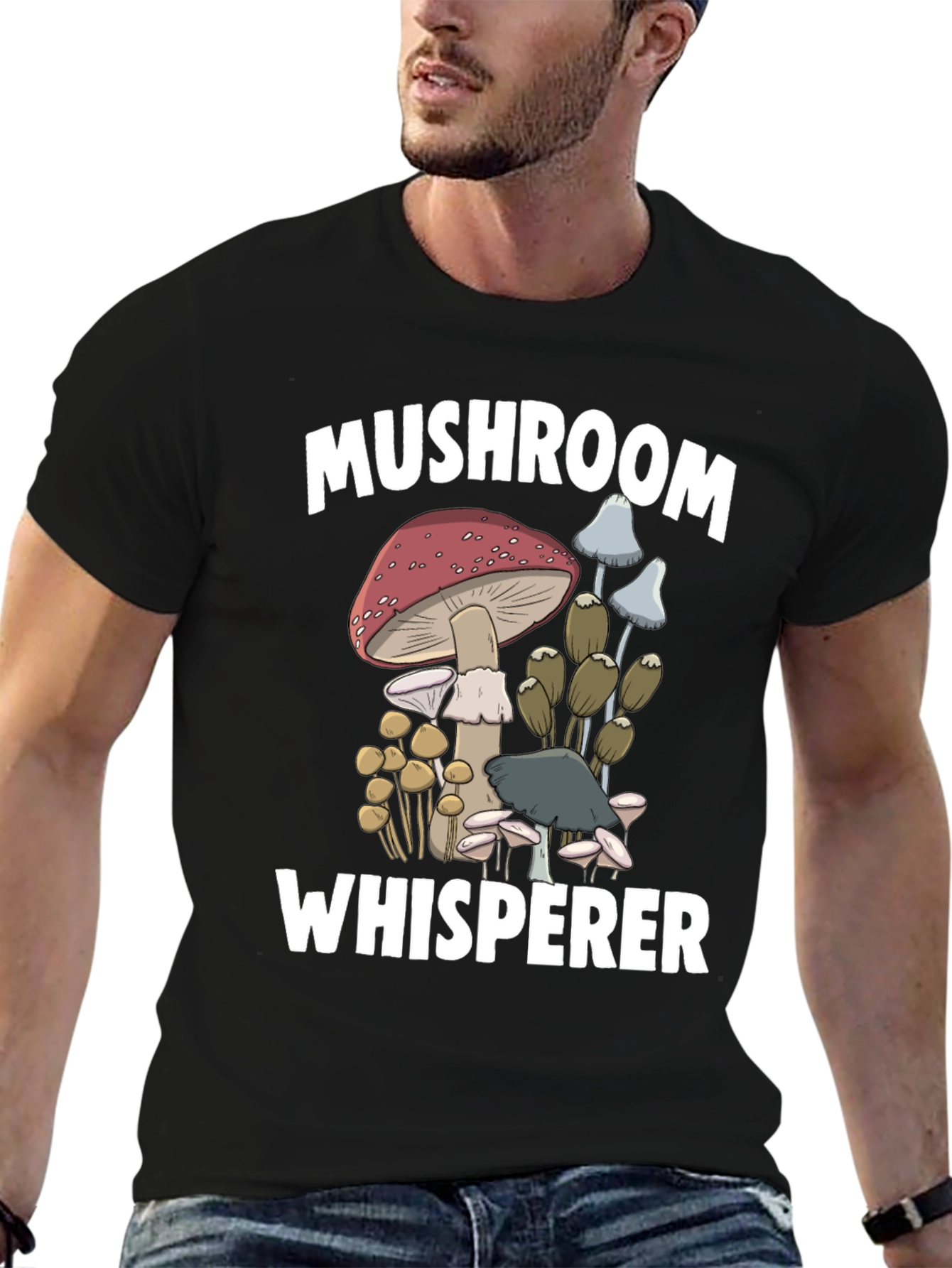 Mushroom Whisperer Graphic T-Shirt