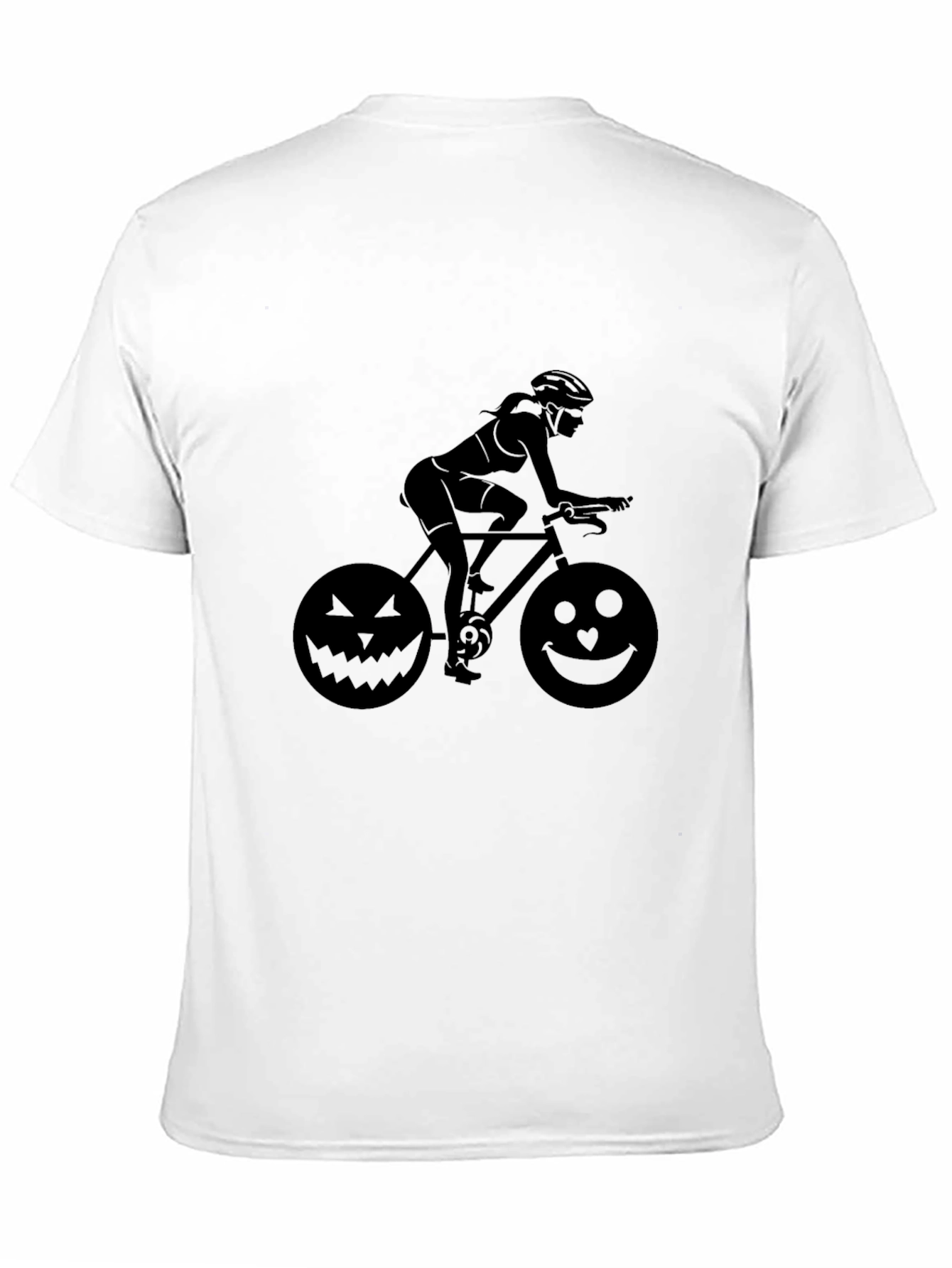 Halloween Cyclist Graphic T-Shirt - Unisex