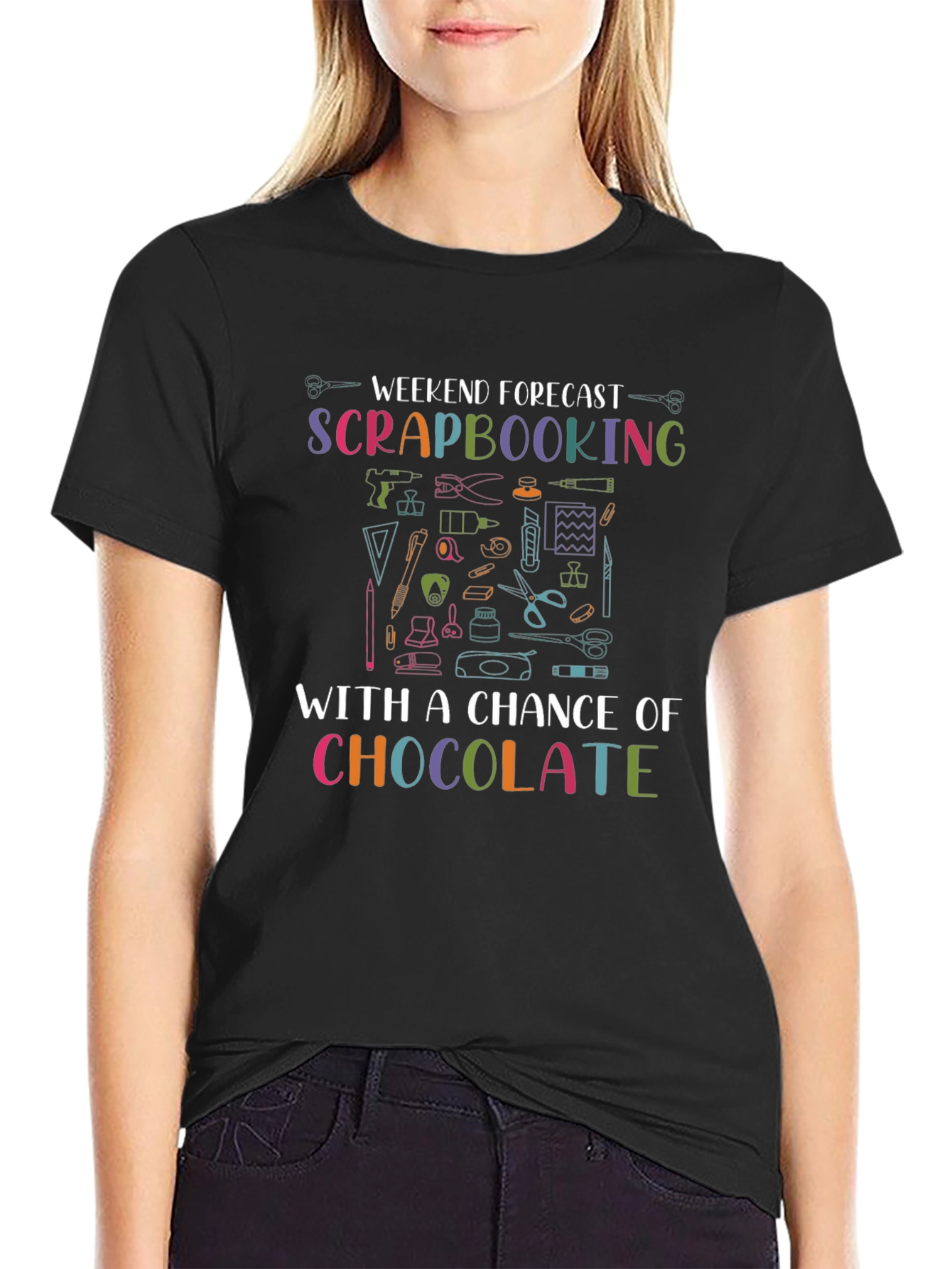 Weekend Forecast Scrapbooking T-Shirt