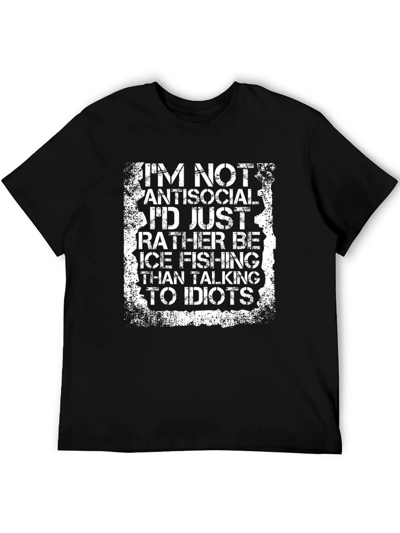 Im Not Antisocial Ice Fishing T-Shirt