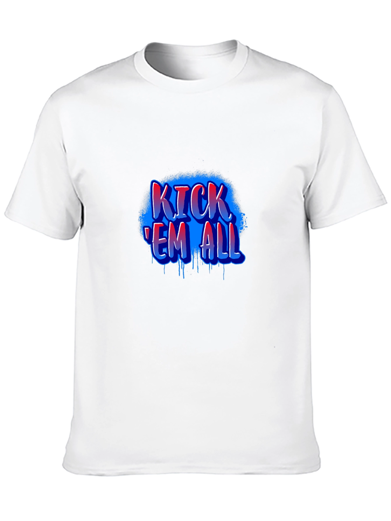 Kick Em All Graphic T-Shirt - Black