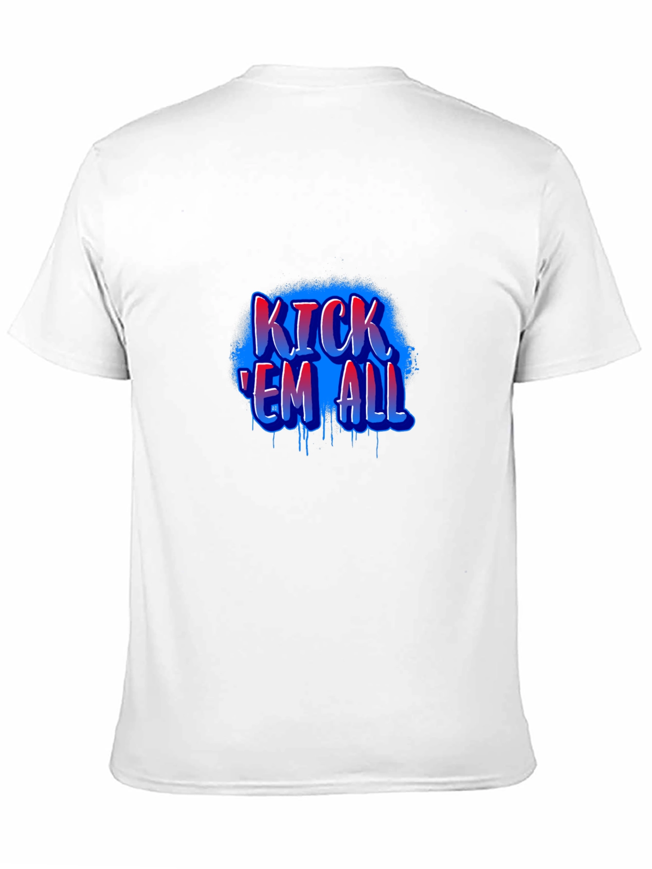 Kick Em All Graphic T-Shirt - Black