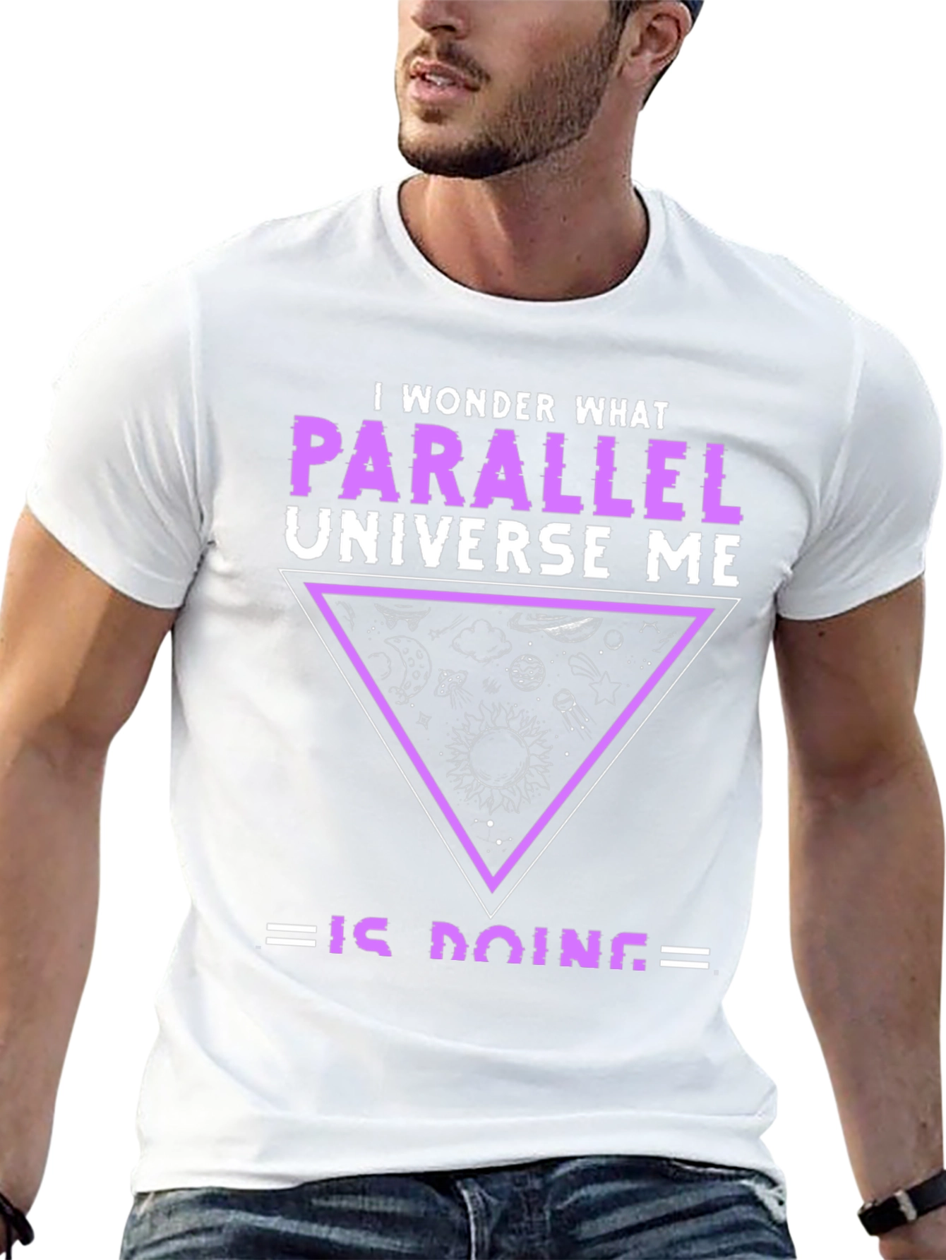 Parallel Universe T-Shirt - Cosmic Fun