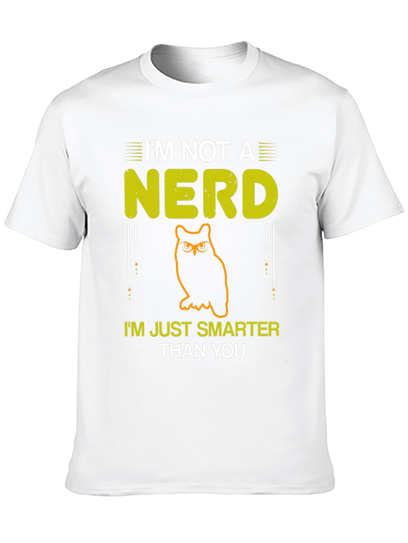 Im Not a Nerd T-Shirt - Owl Design