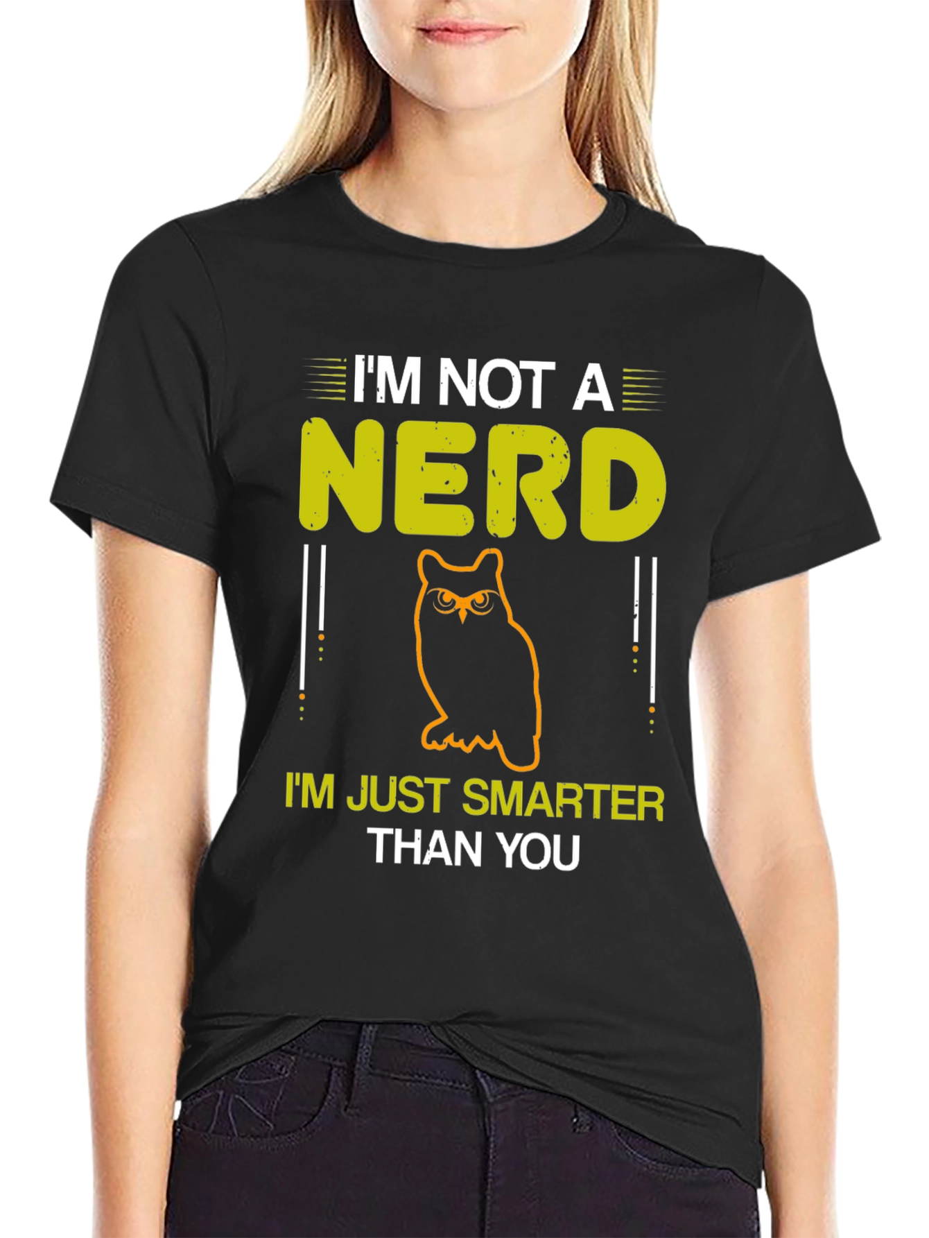 Im Not a Nerd T-Shirt - Owl Design