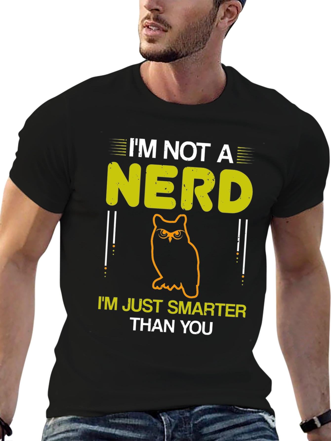 Im Not a Nerd T-Shirt - Owl Design