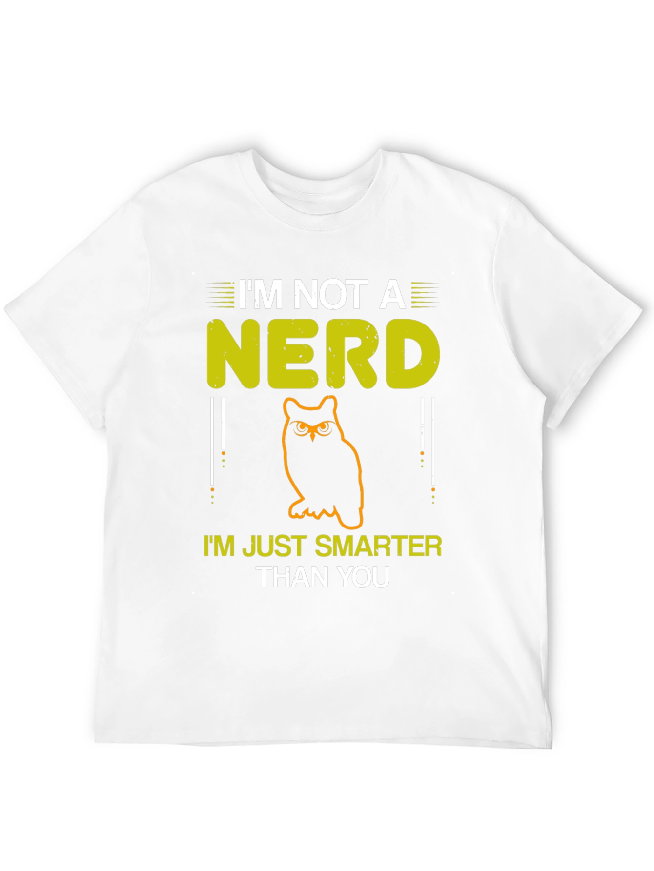 Im Not a Nerd T-Shirt - Owl Design