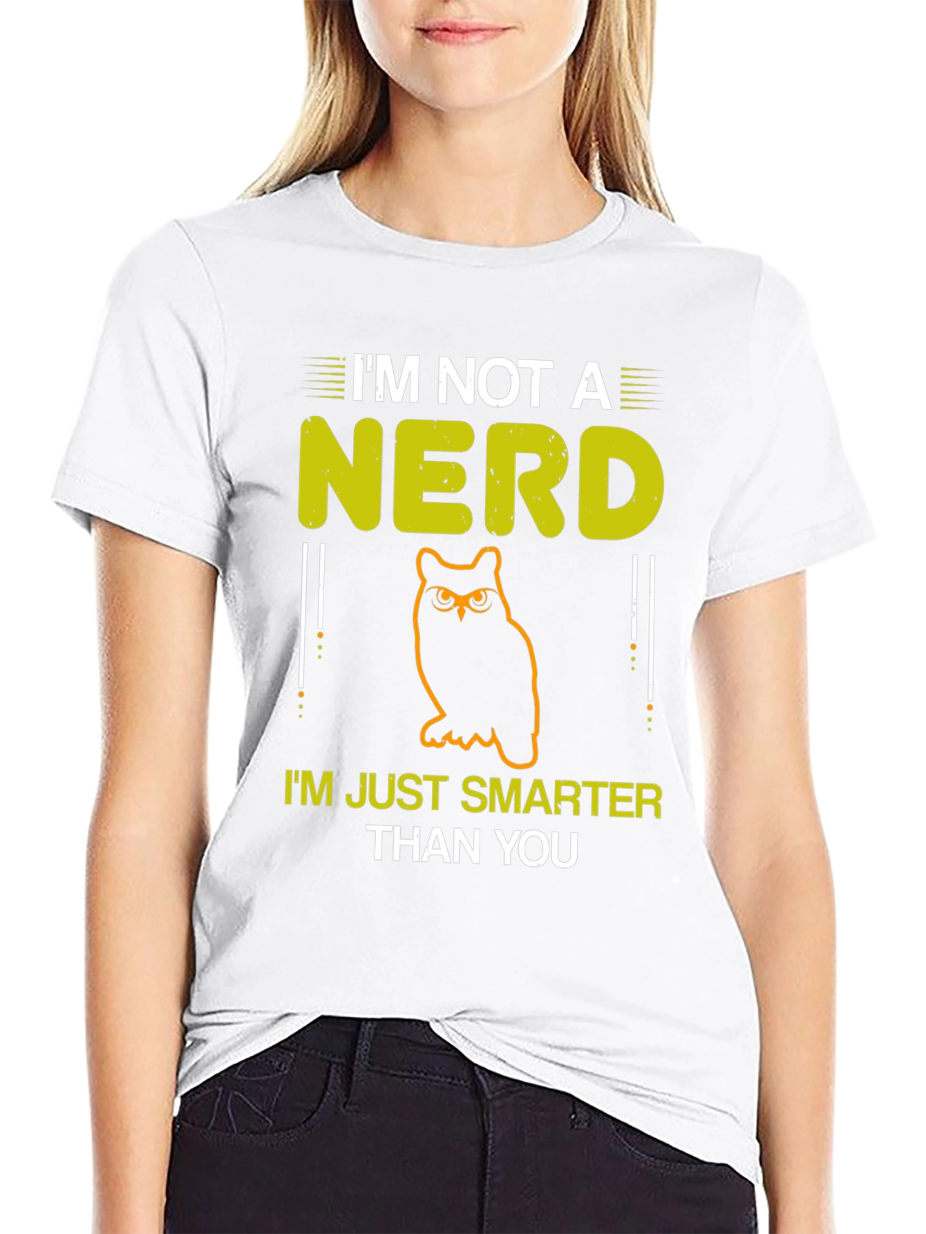 Im Not a Nerd T-Shirt - Owl Design
