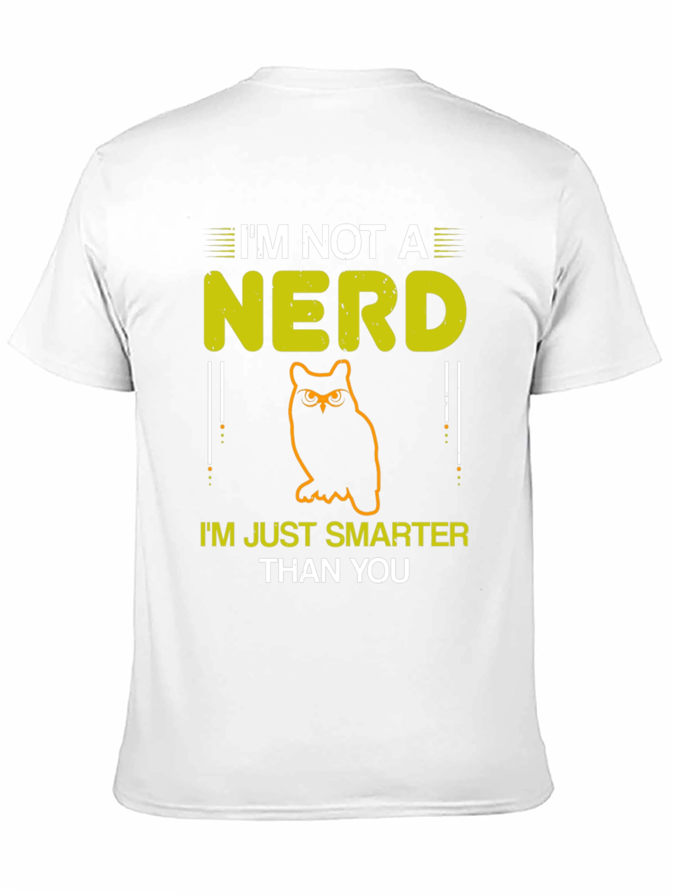 Im Not a Nerd T-Shirt - Owl Design