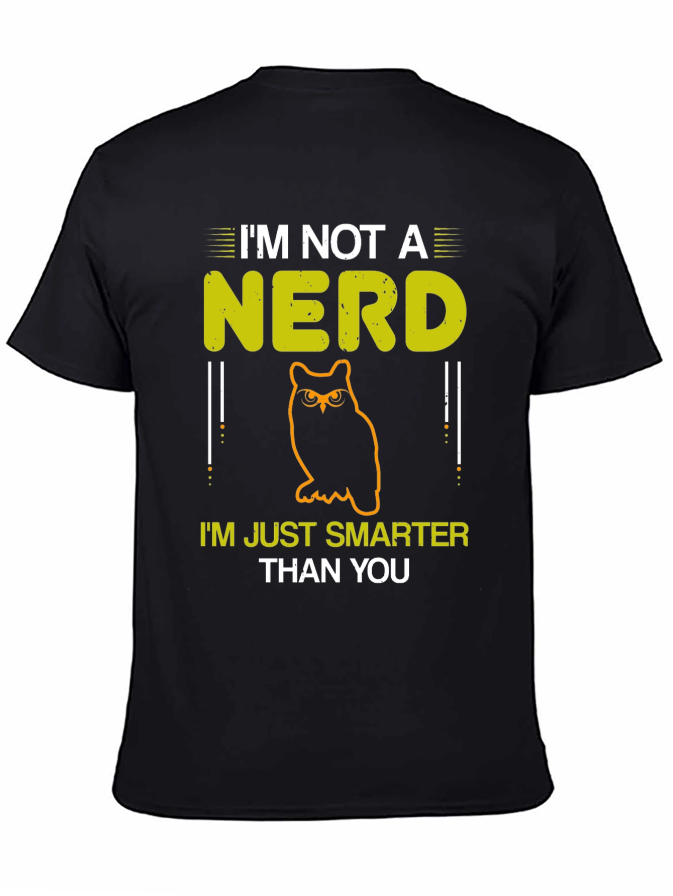 Im Not a Nerd T-Shirt - Owl Design