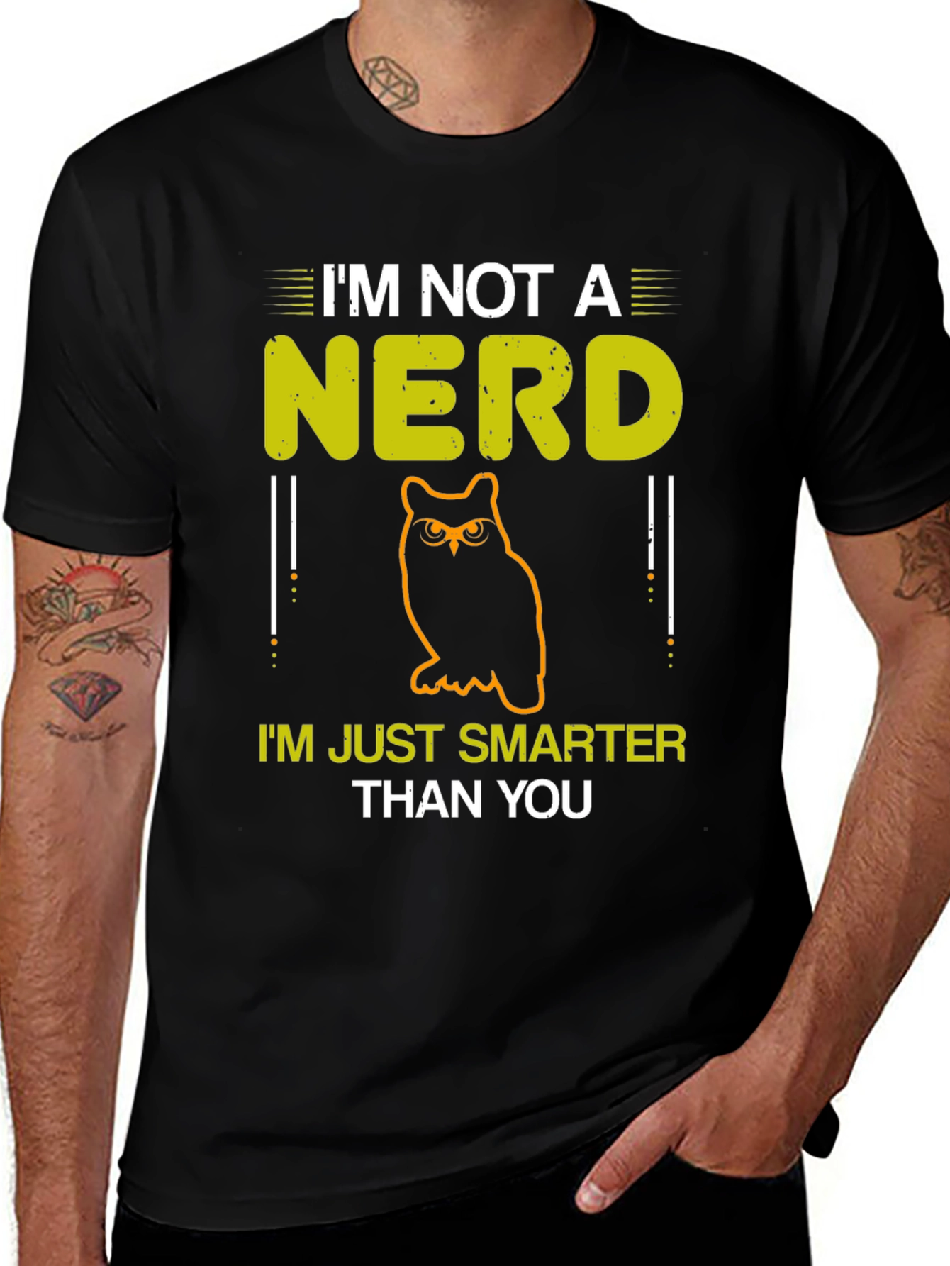 Im Not a Nerd T-Shirt - Owl Design
