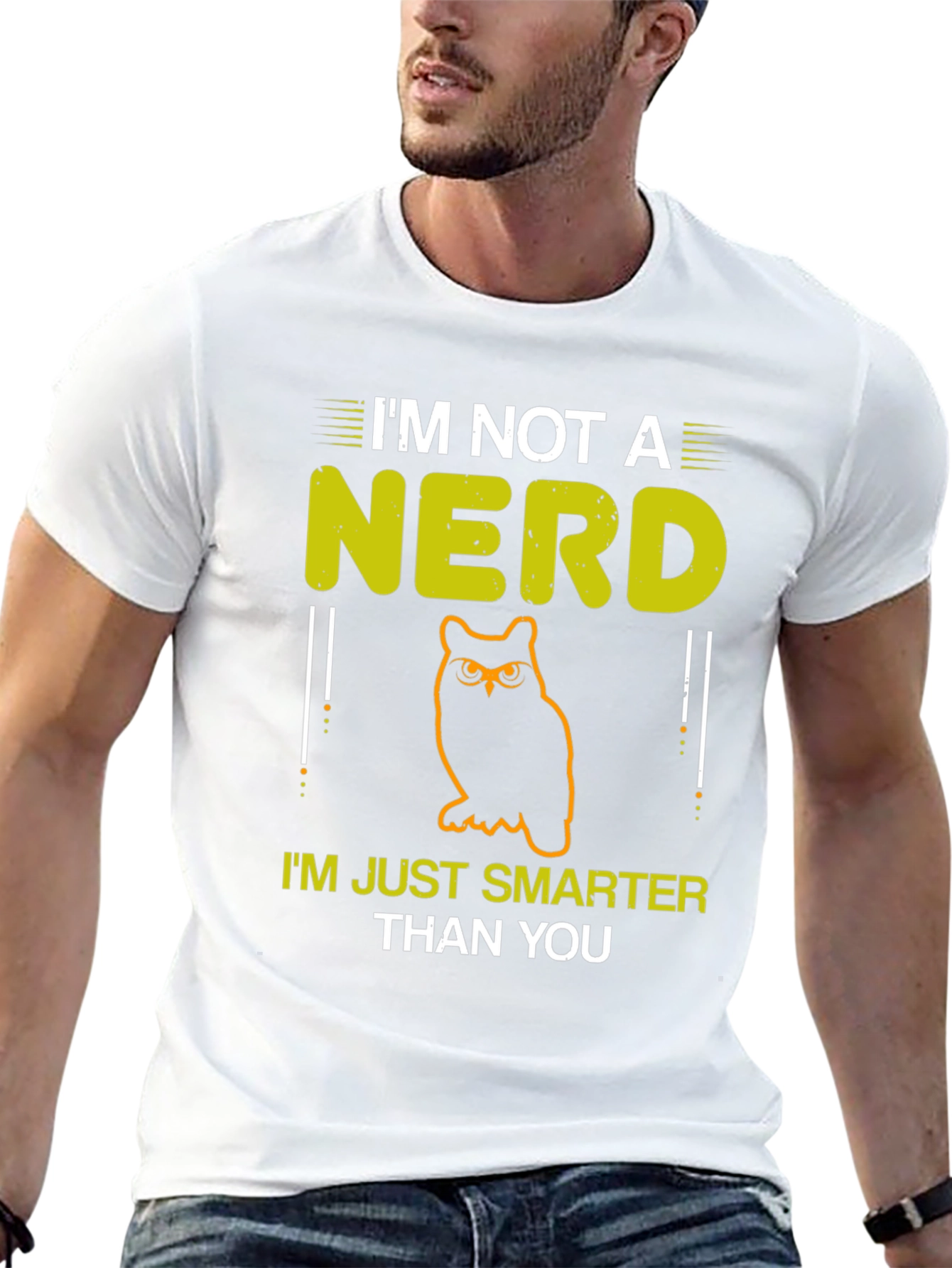 Im Not a Nerd T-Shirt - Owl Design