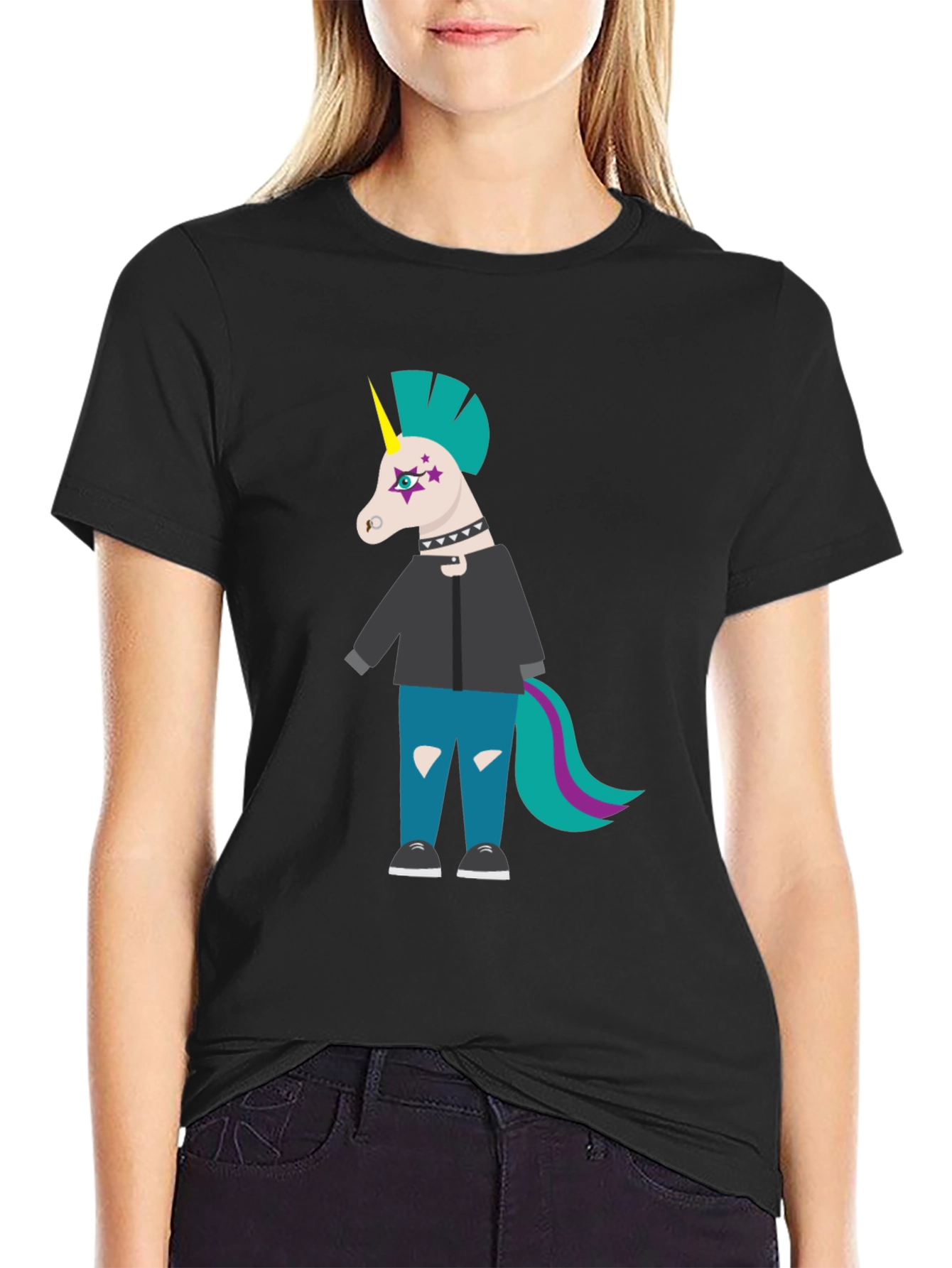 Unicorn Punk T-Shirt - Graphic Tee