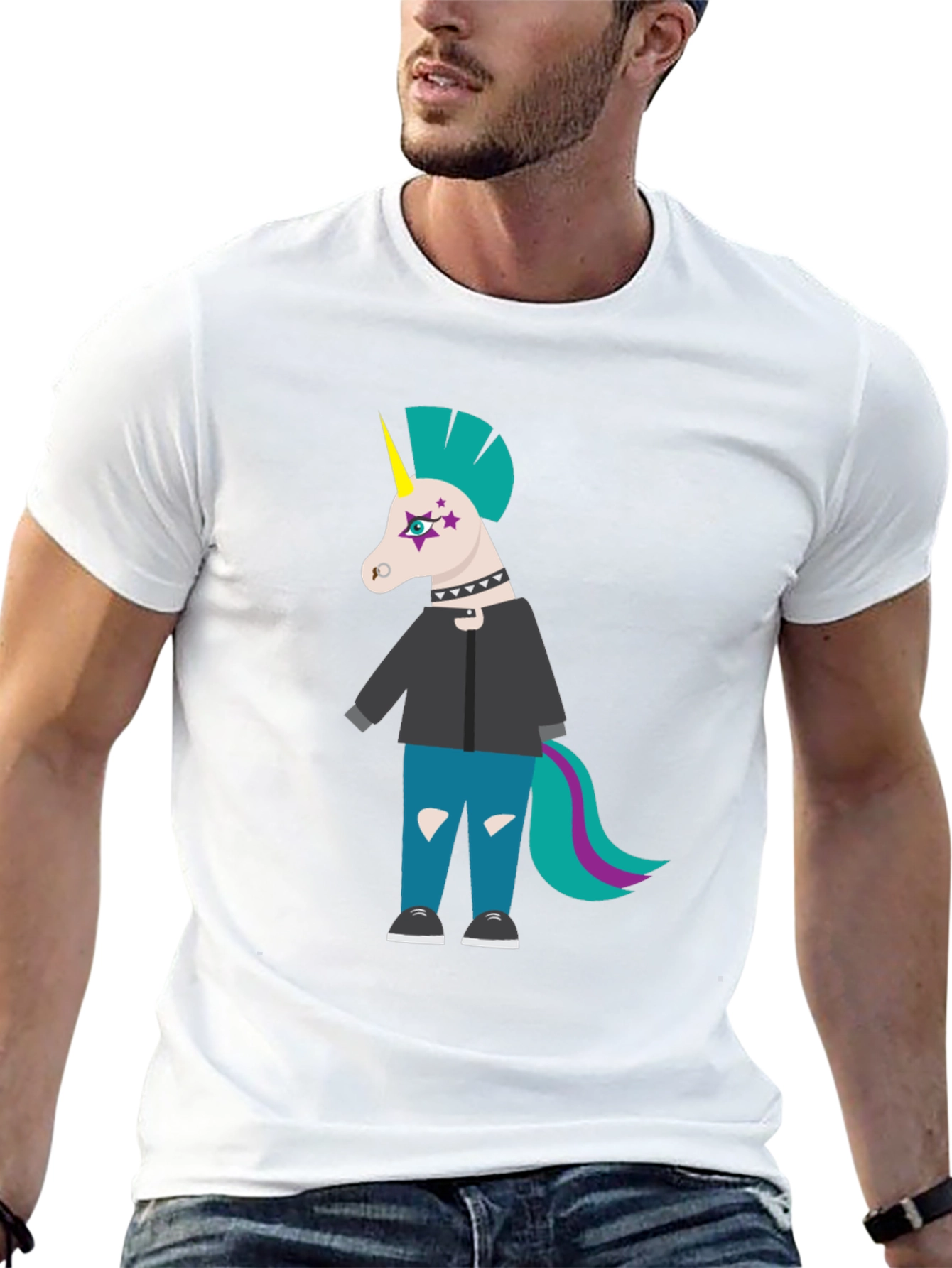 Unicorn Punk T-Shirt - Graphic Tee