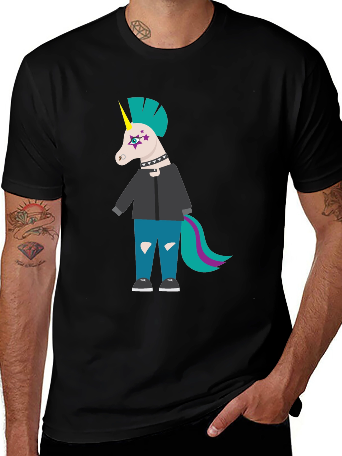 Unicorn Punk T-Shirt - Graphic Tee
