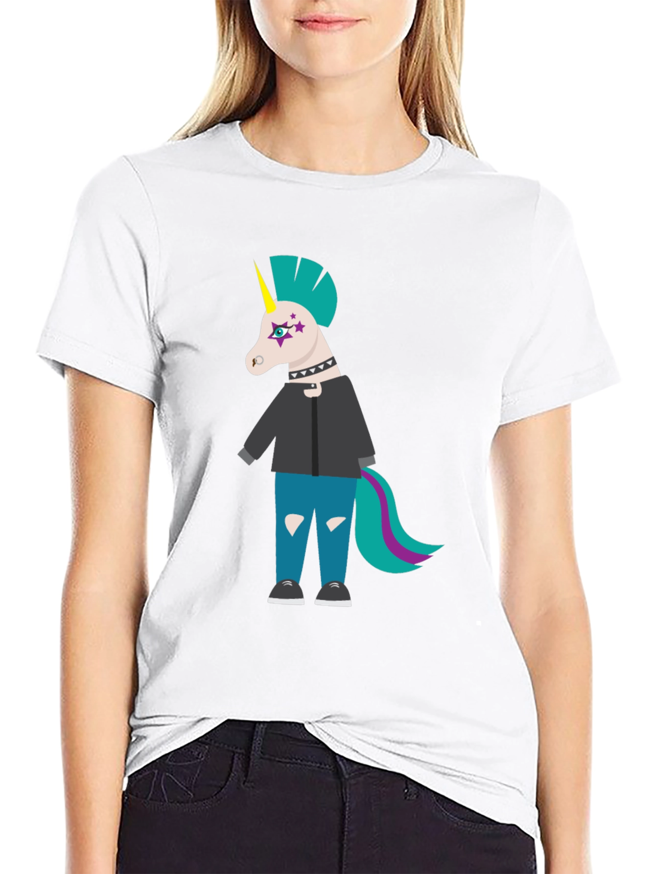 Unicorn Punk T-Shirt - Graphic Tee