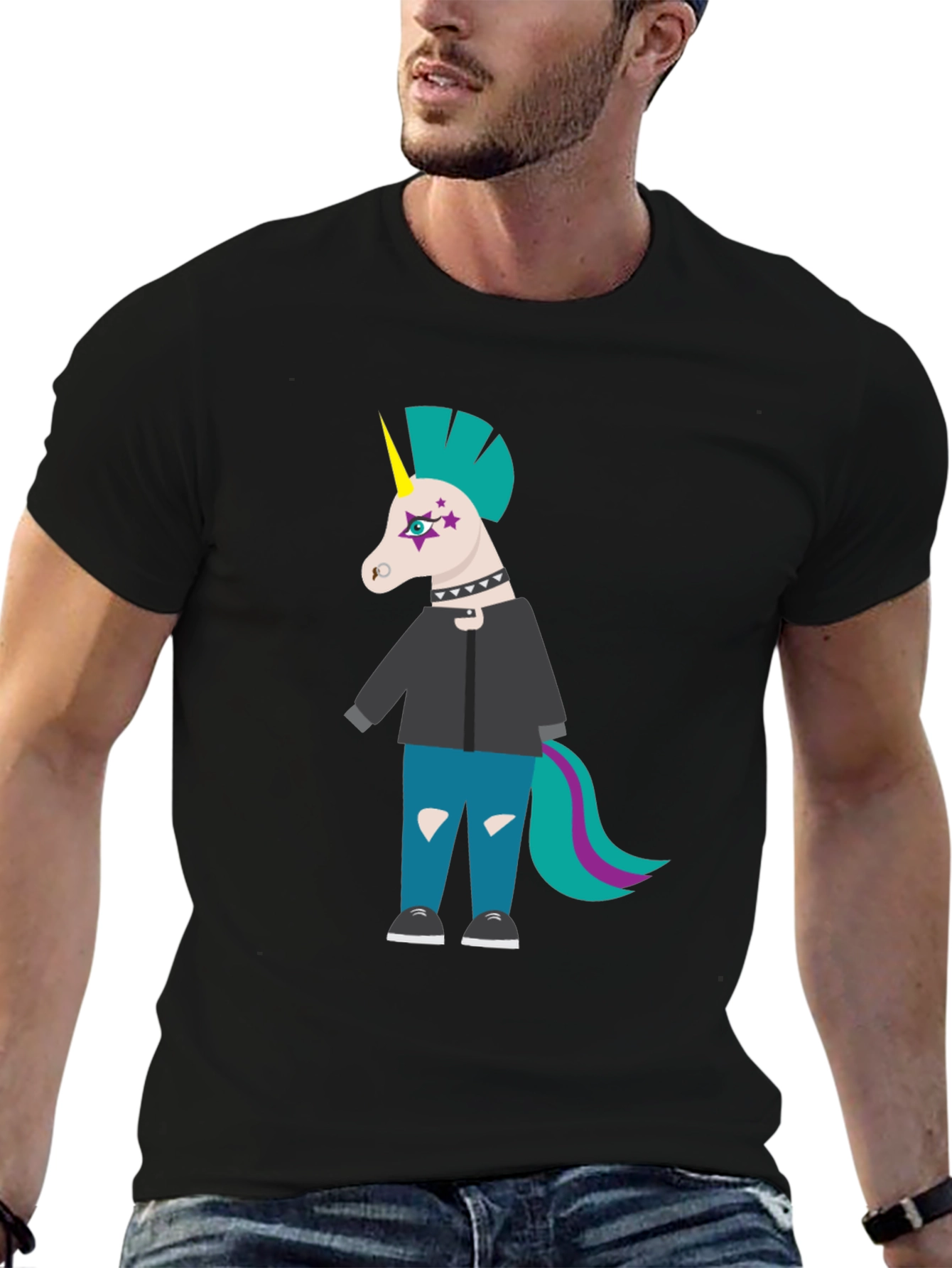 Unicorn Punk T-Shirt - Graphic Tee
