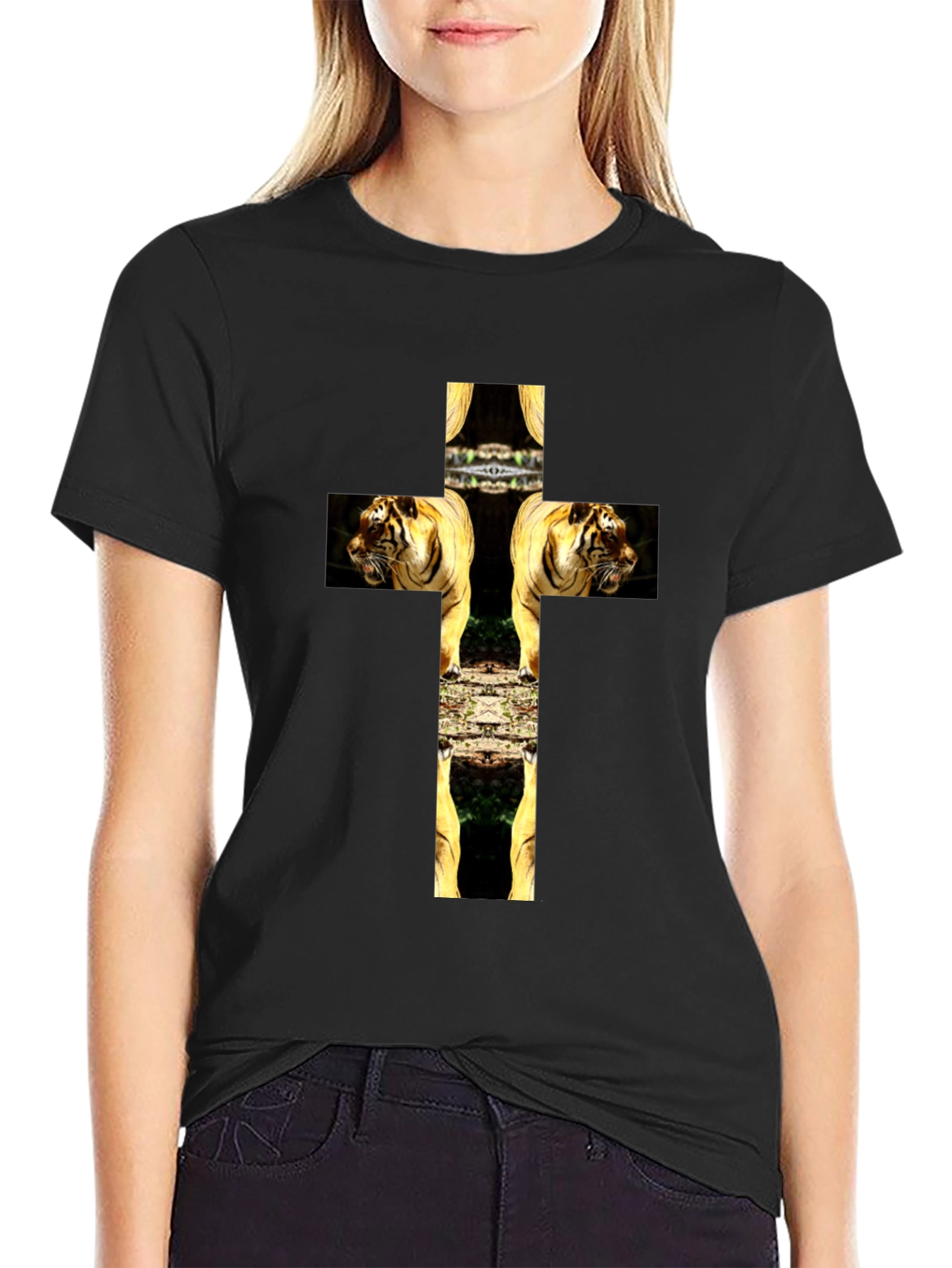Tiger Cross Graphic Tee