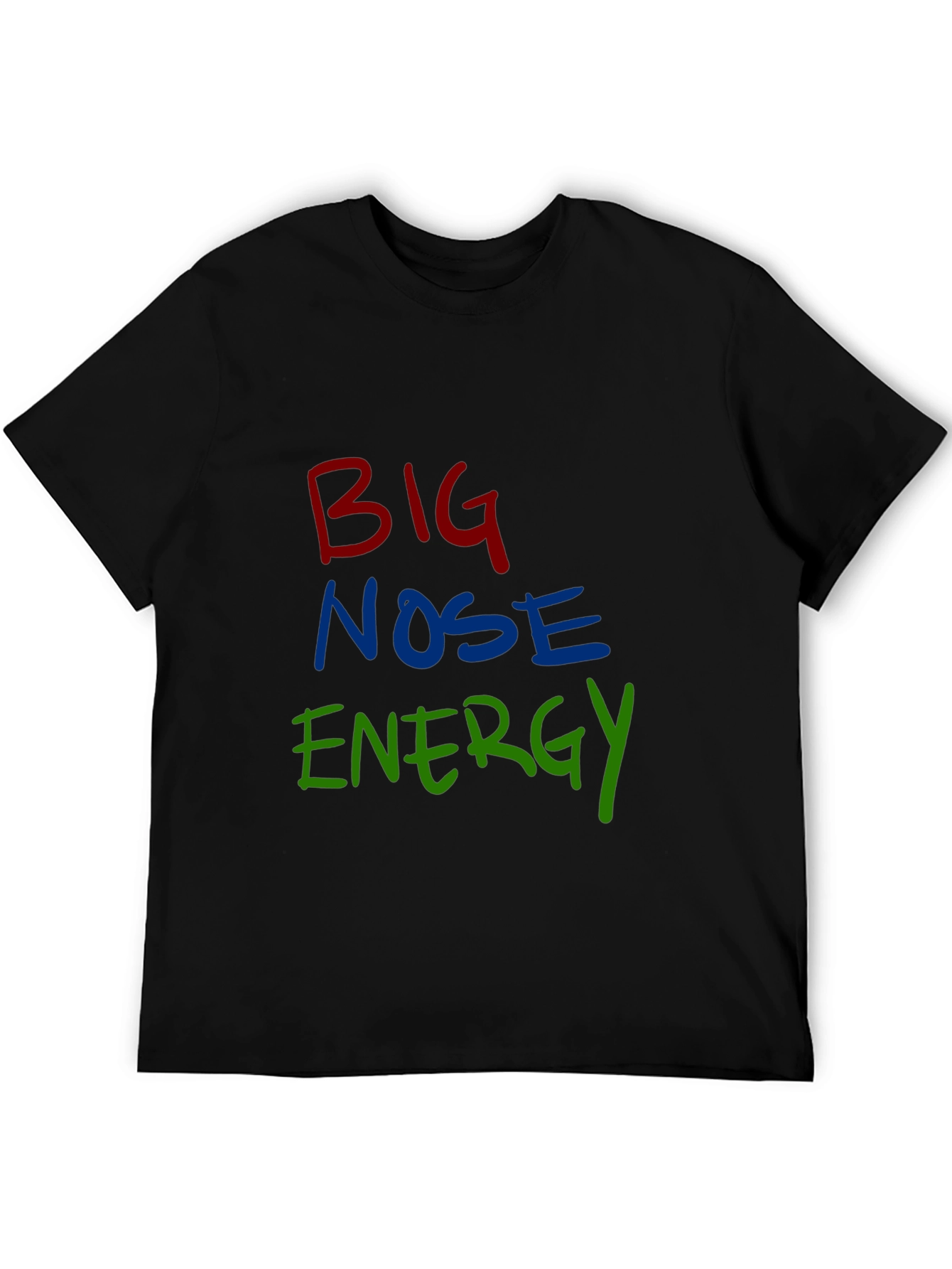 Big Nose Energy Black Graphic Tee