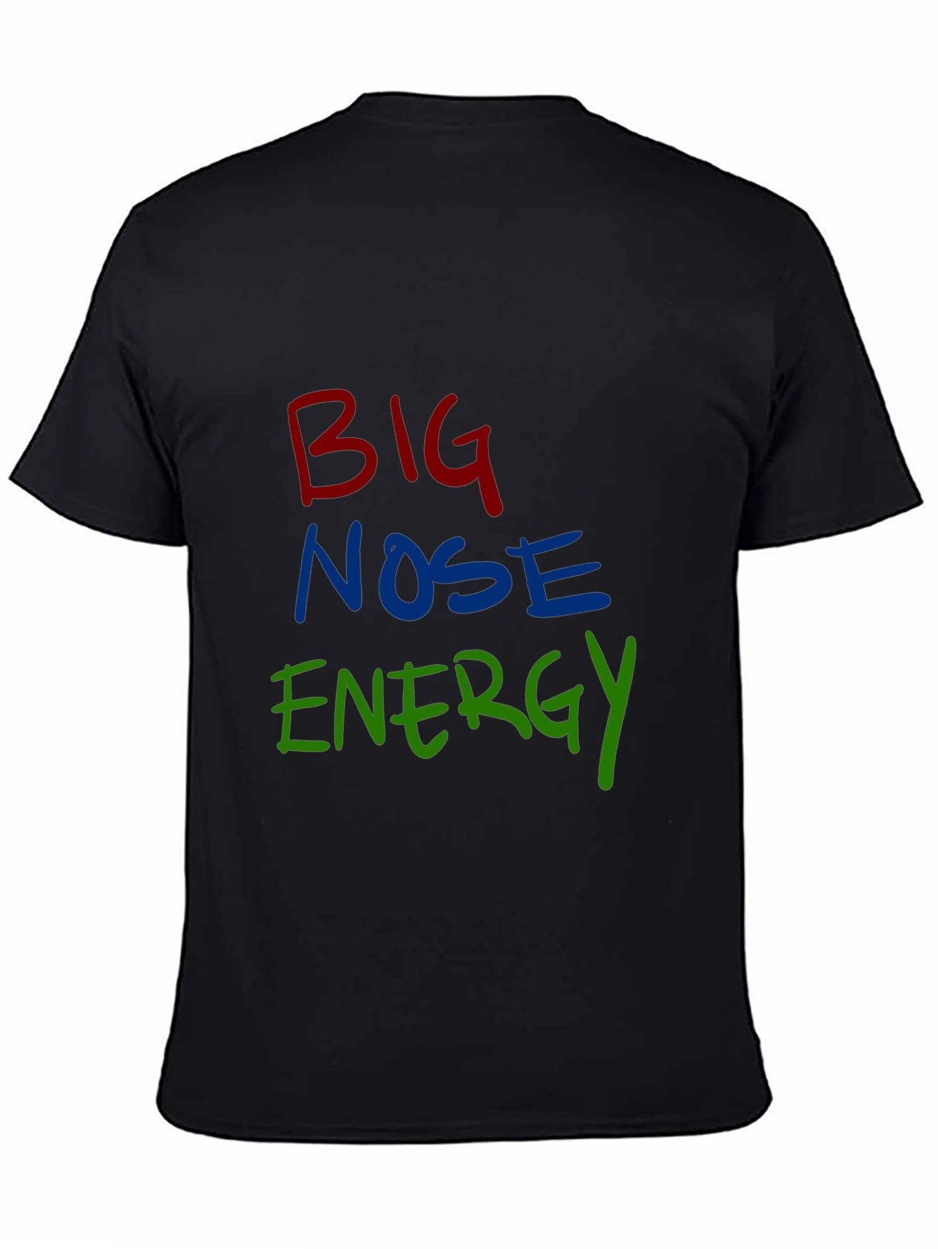 Big Nose Energy Black Graphic Tee