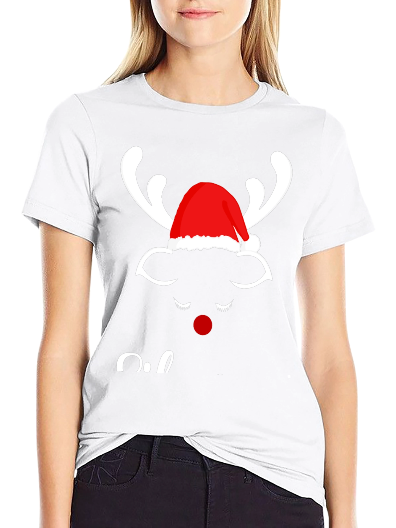 Festive Reindeer Graphic Tee