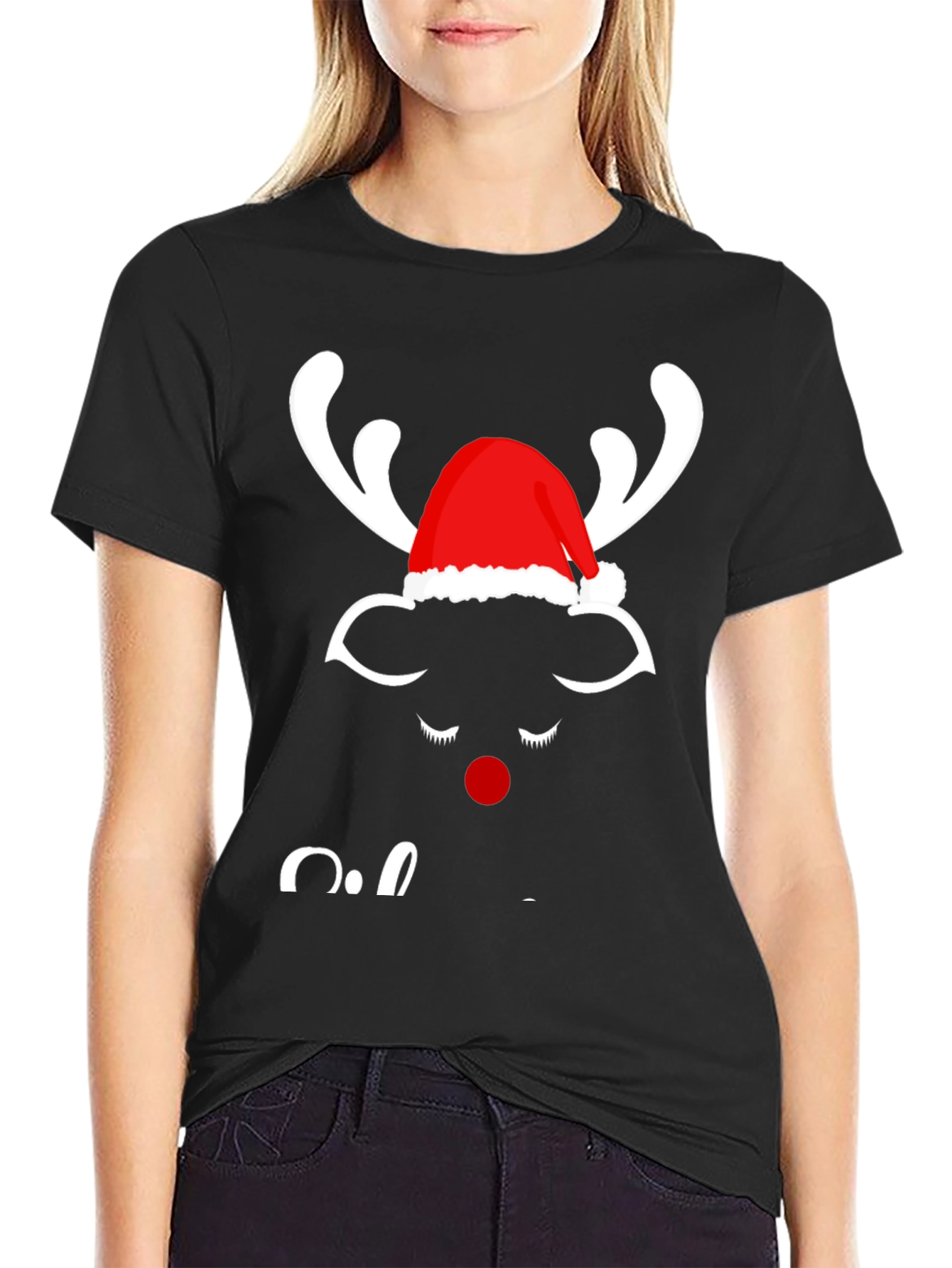 Festive Reindeer Graphic Tee