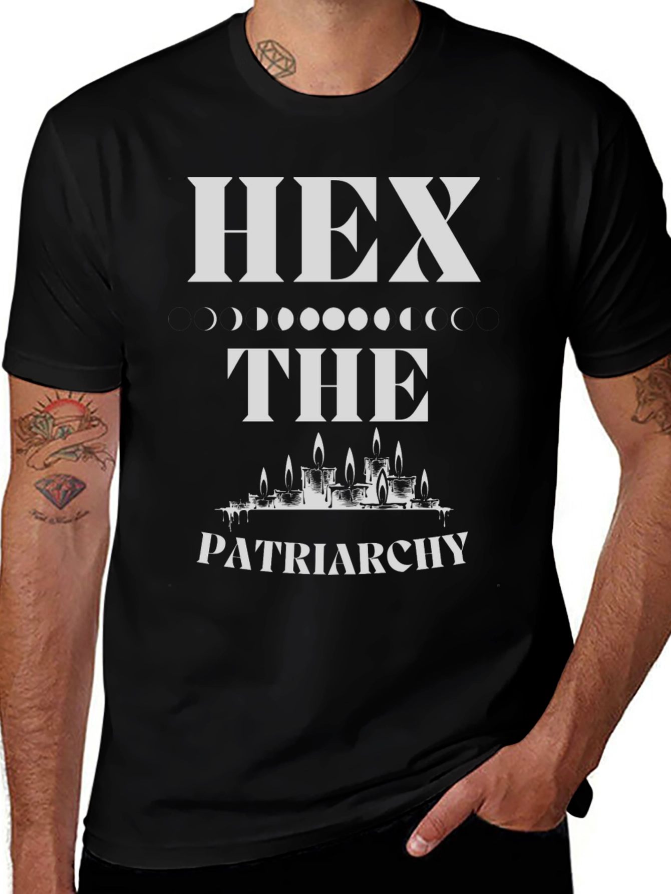 Hex The Patriarchy T-Shirt - Witchy Statement Tee